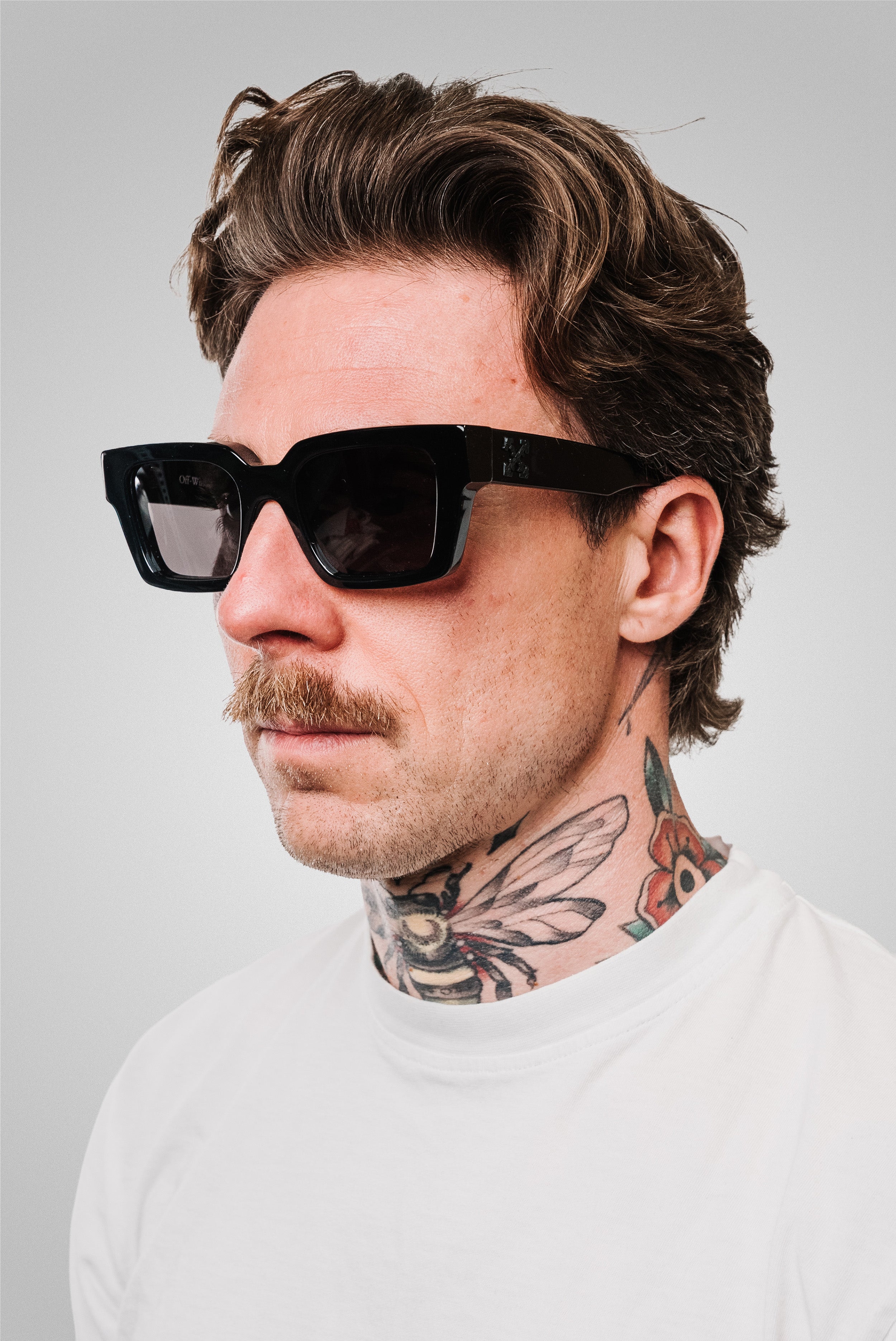 OFF WHITE SUNGLASSES STYLE 21 FULL BLACK