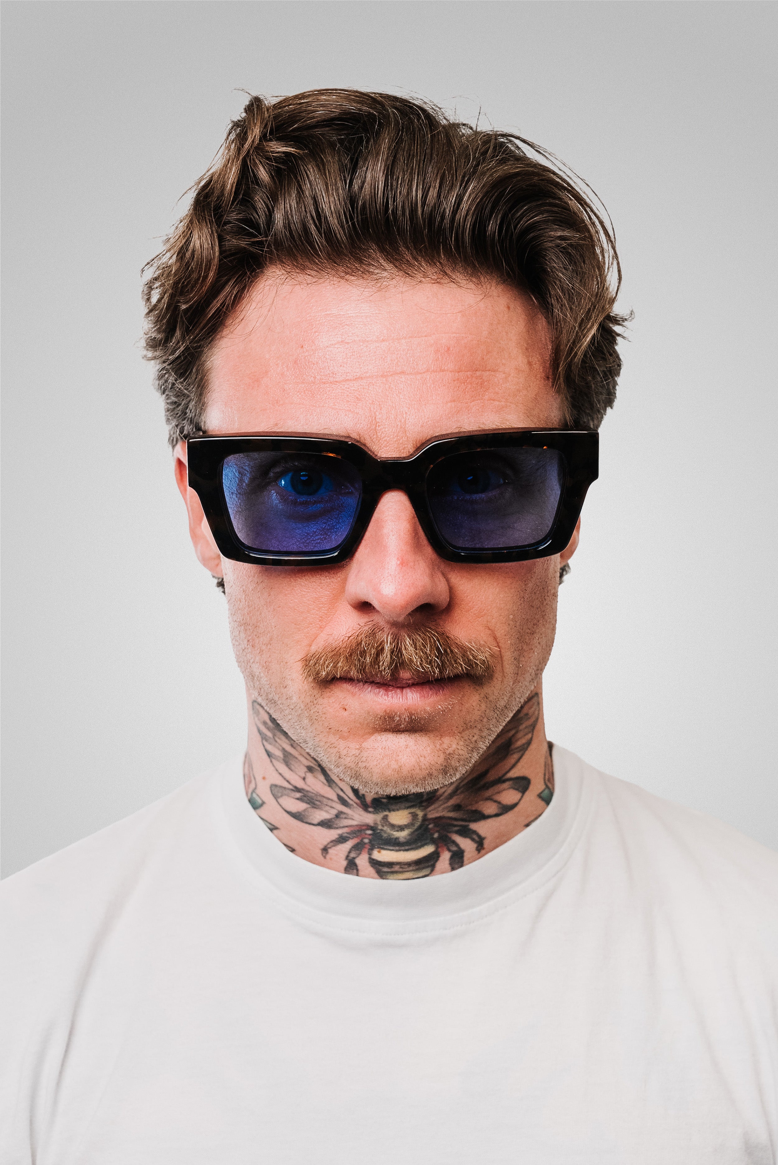 OFF WHITE SUNGLASSES STYLE 21 TARTARUGA