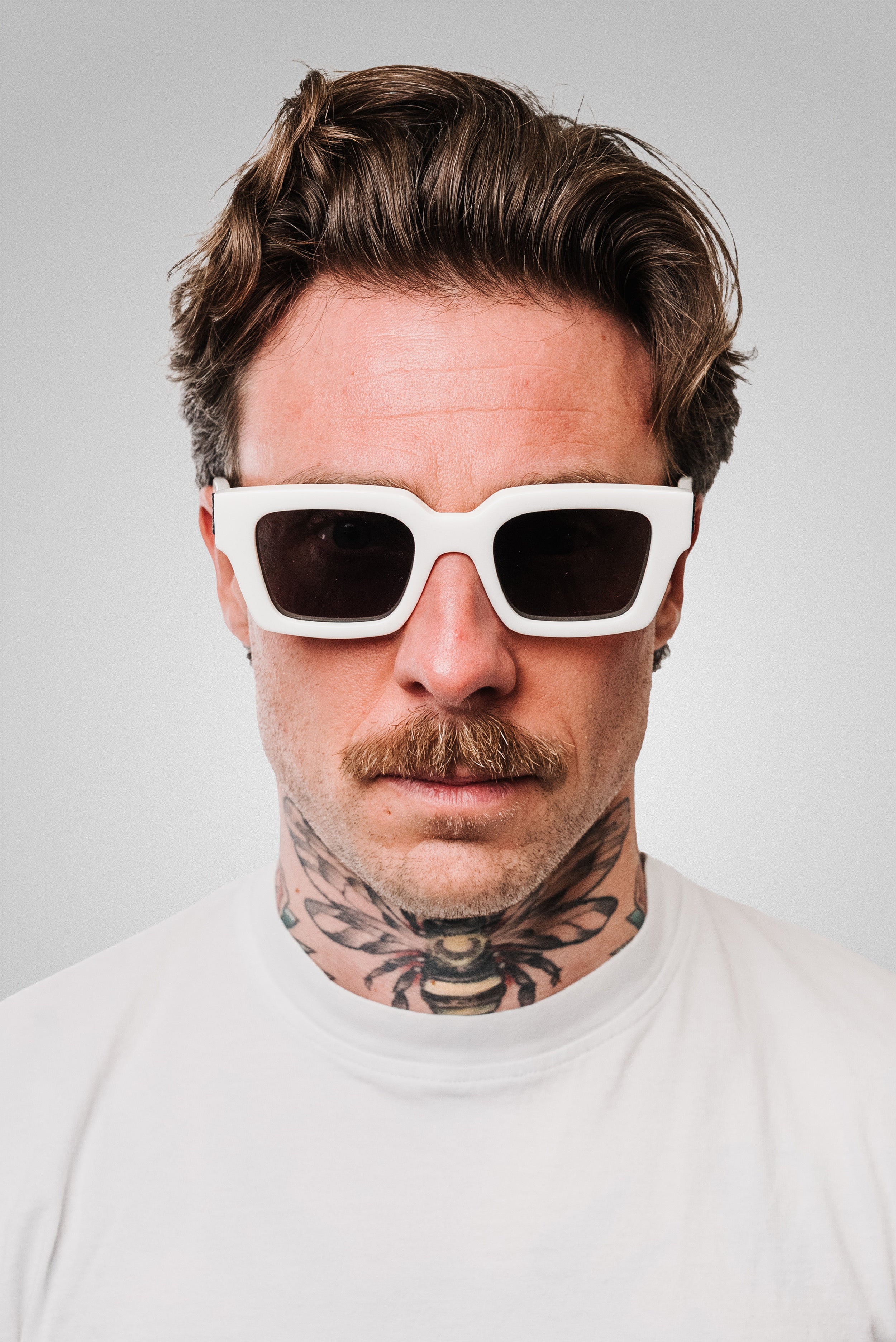 OFF WHITE SUNGLASSES STYLE 21 FULL WHITE