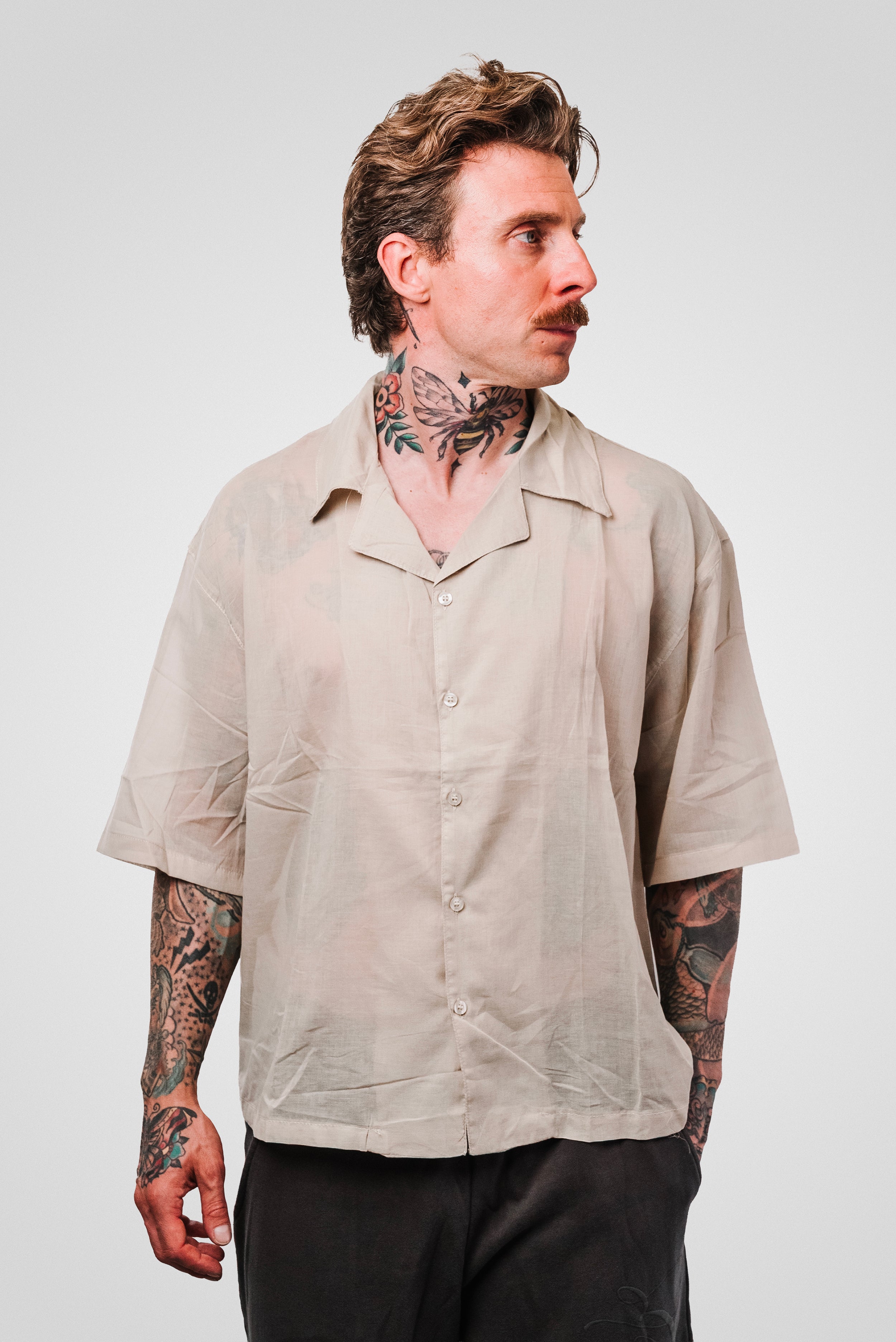 LINOS BEIGE SHIRT - Replacement Brand
