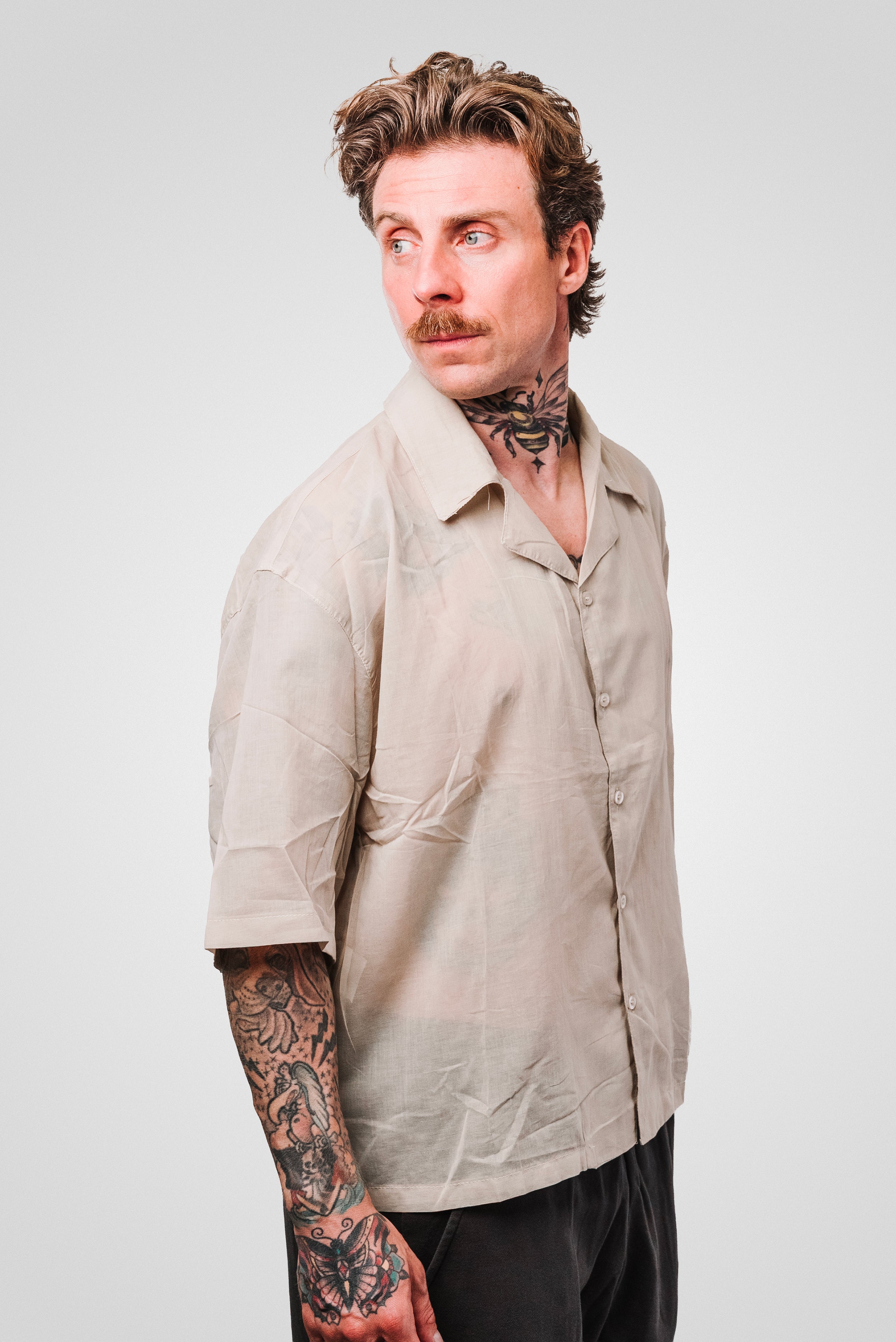 LINOS BEIGE SHIRT - Replacement Brand