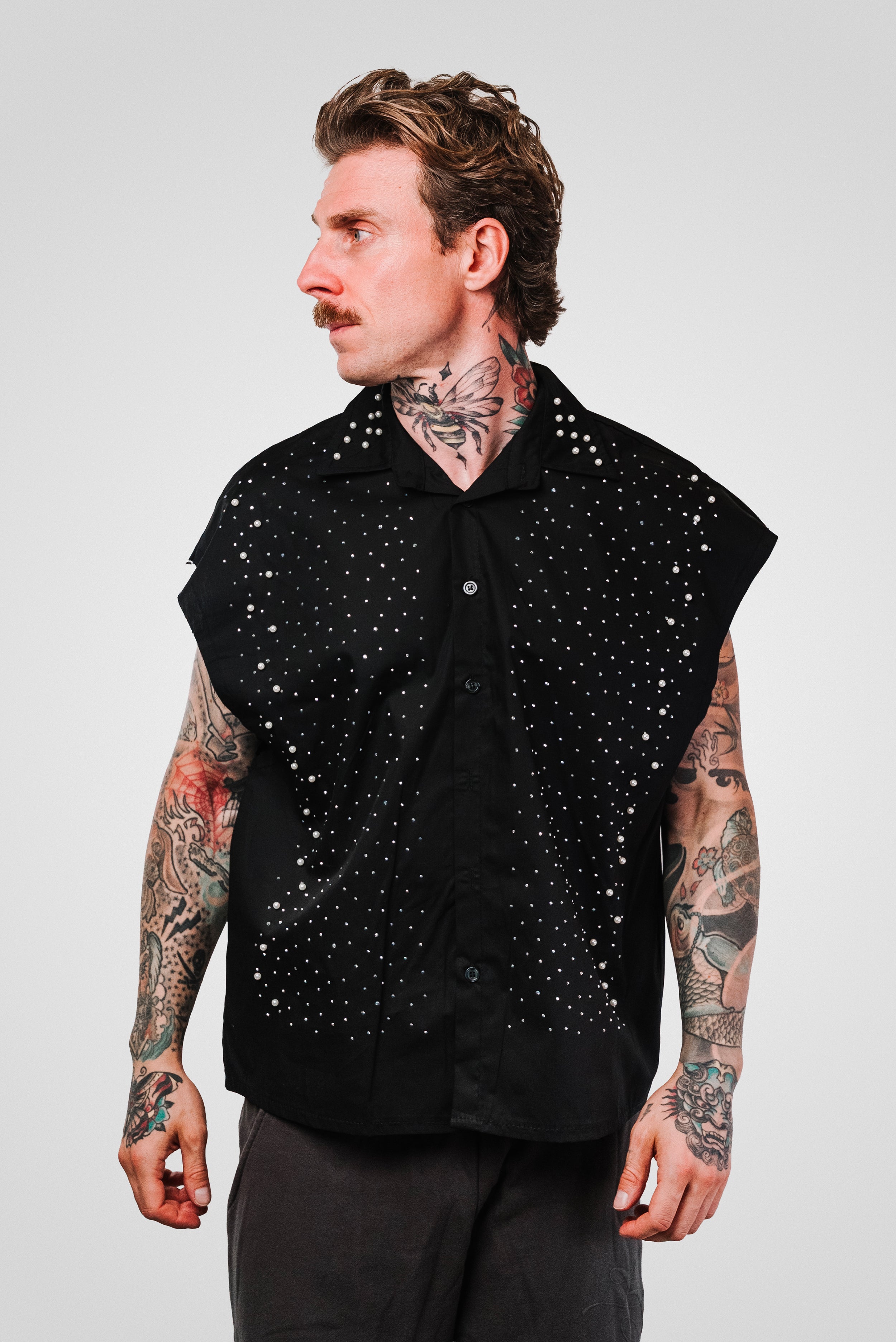 PEARLS BLACK SHIRT - Replacement Brand