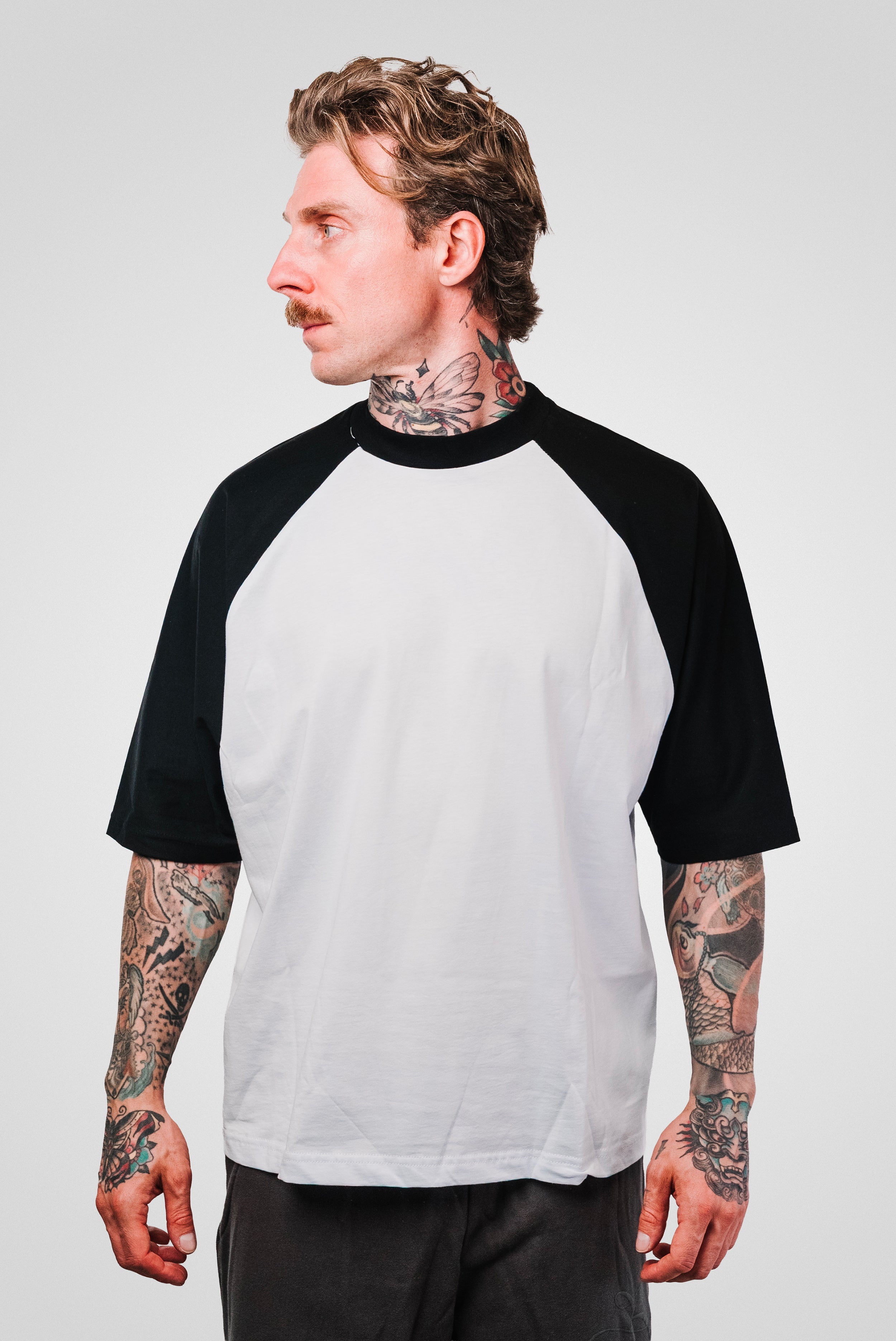 88 BLACK SLEEVE TEE WHITE - Replacement Brand