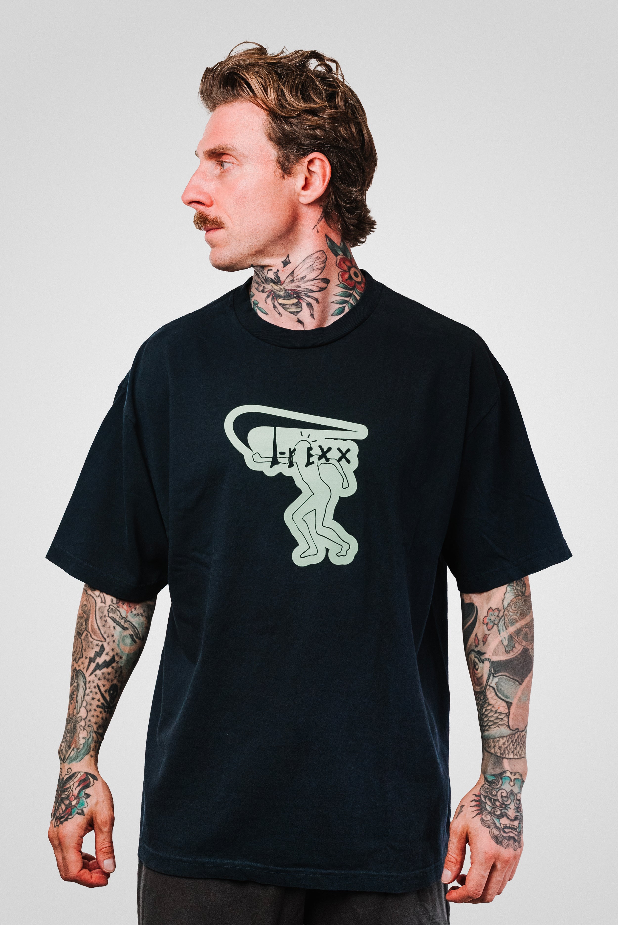 CJ X NIKE T-REXX GLOW TEE BLACK - Travis Scott