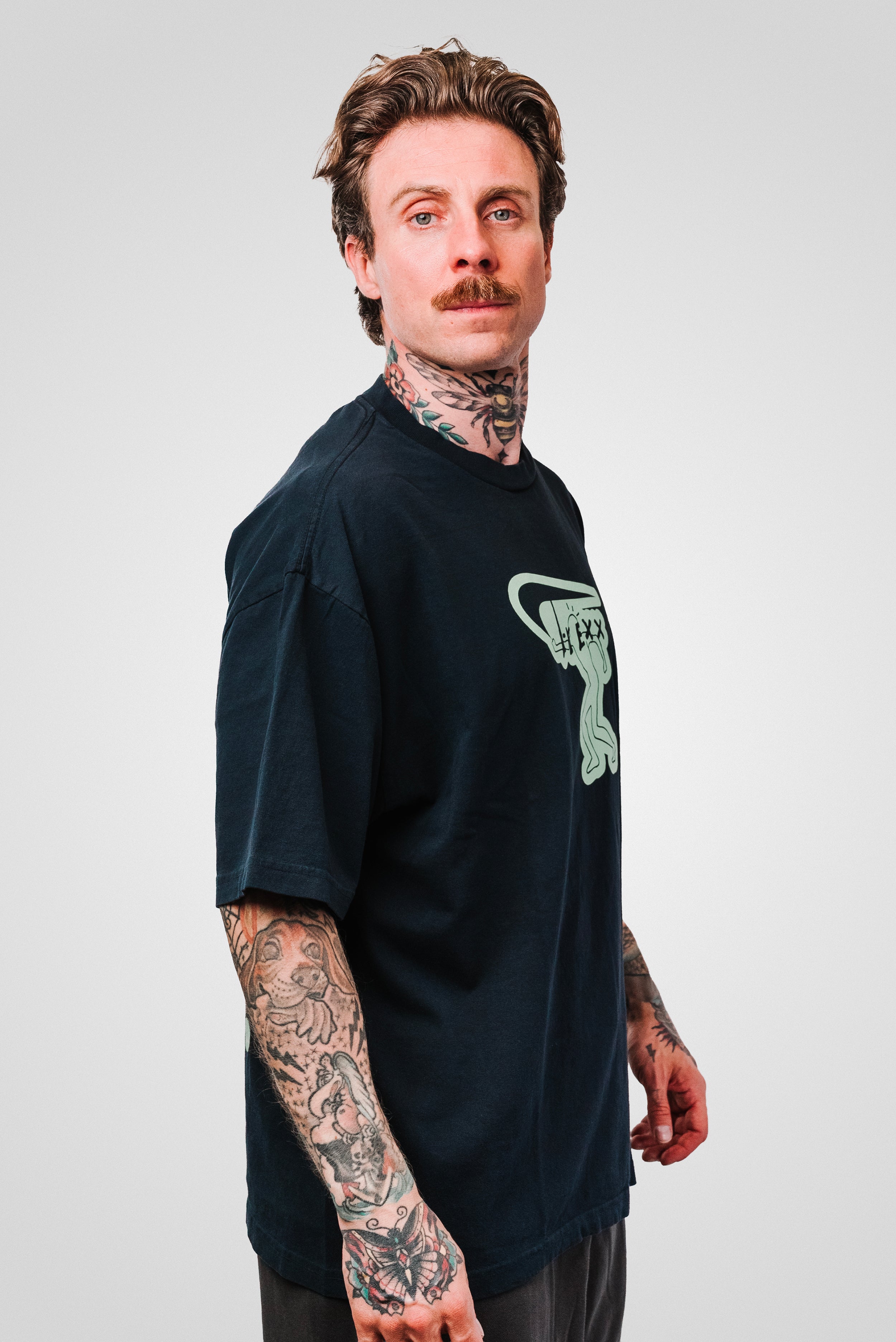 CJ X NIKE T-REXX GLOW TEE BLACK - Travis Scott