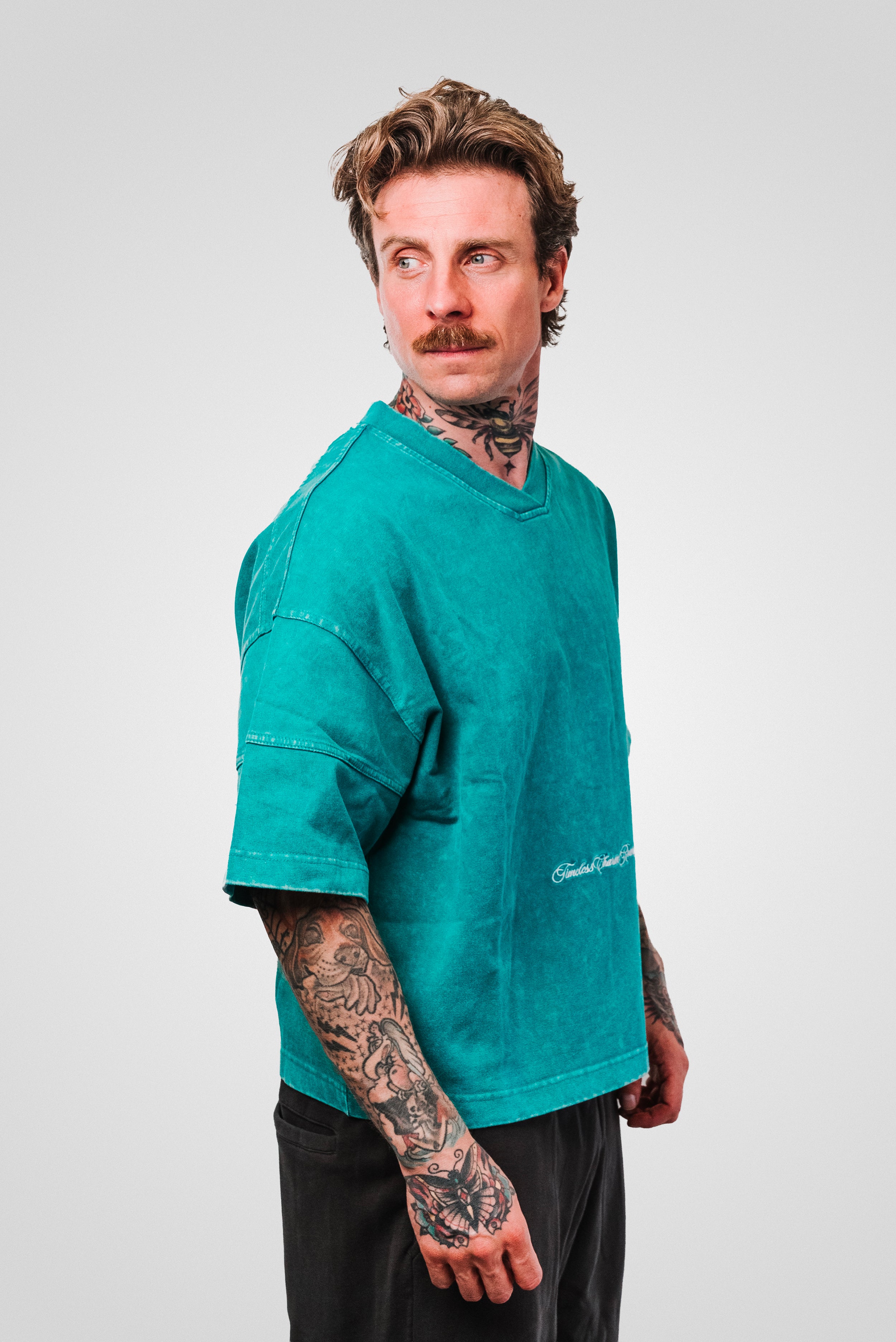 TIMELESS TEE MARBLE GREEN - Mon Elysee