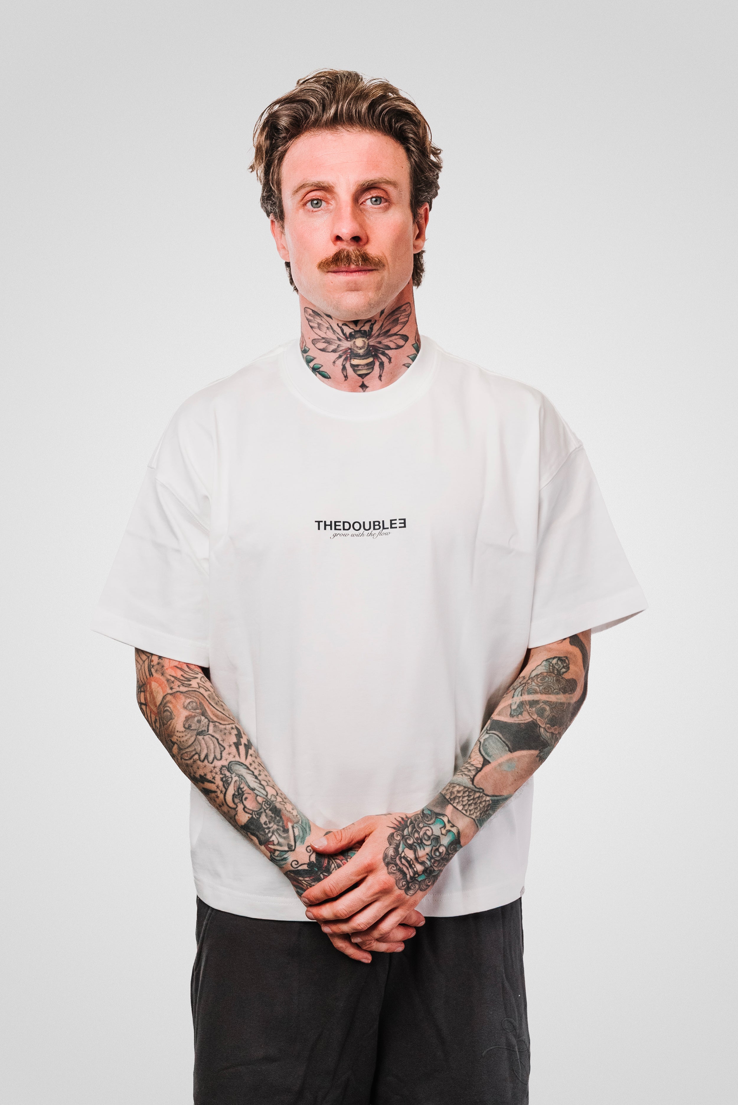 JELLY WHITE BOXY TEE- TheDoubleE