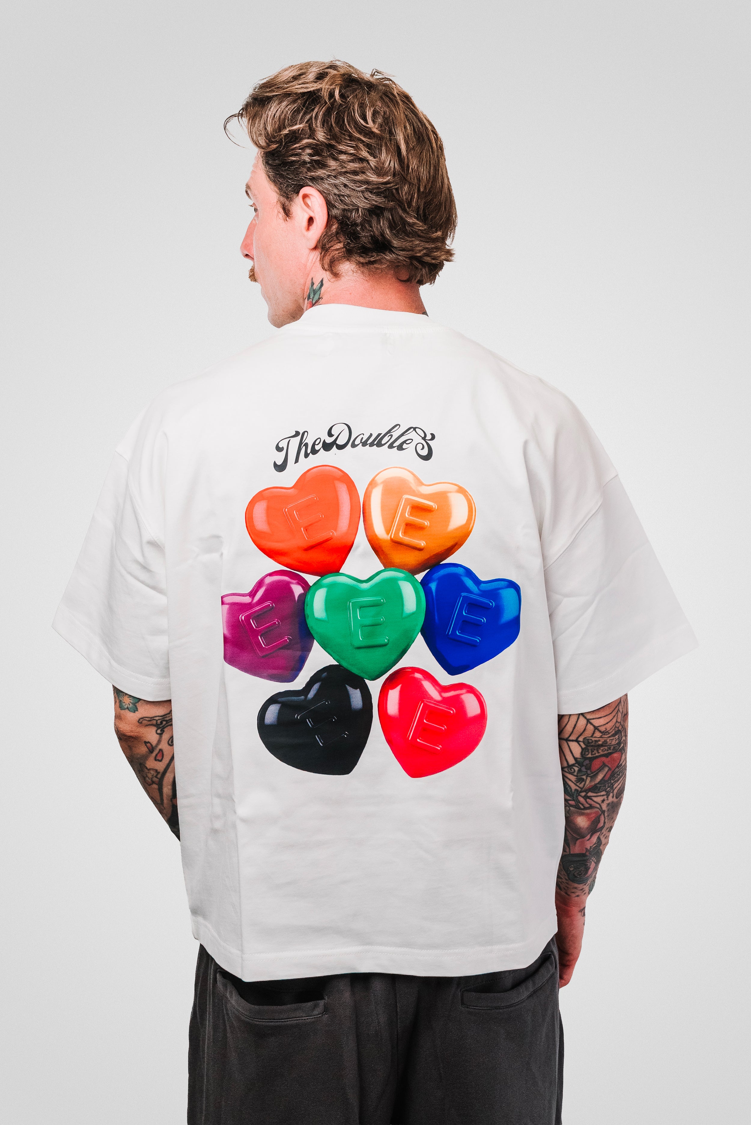 JELLY WHITE BOXY TEE- TheDoubleE