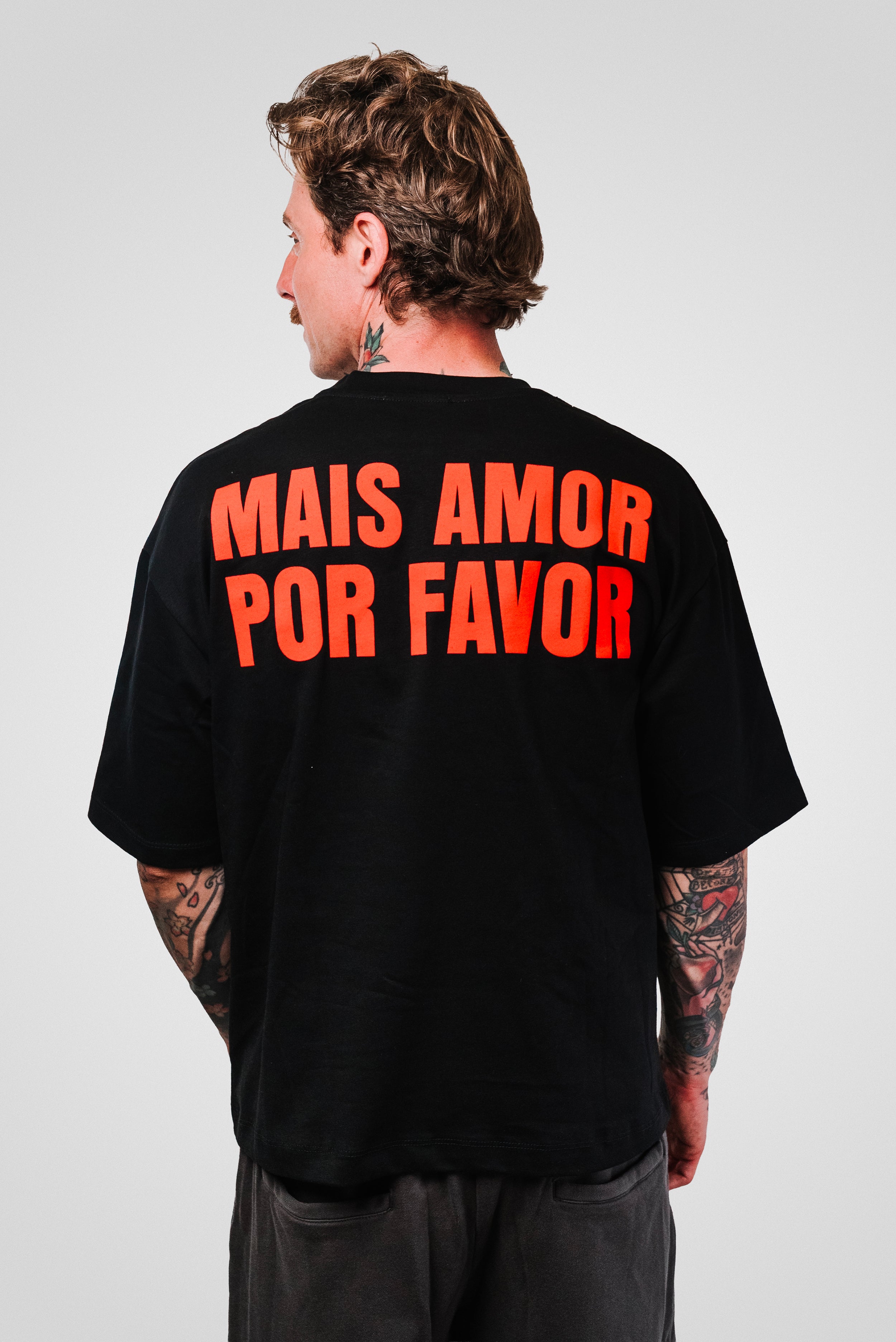 MAIS AMOR PORTUGAL TEE BLACK - Replacement Brand
