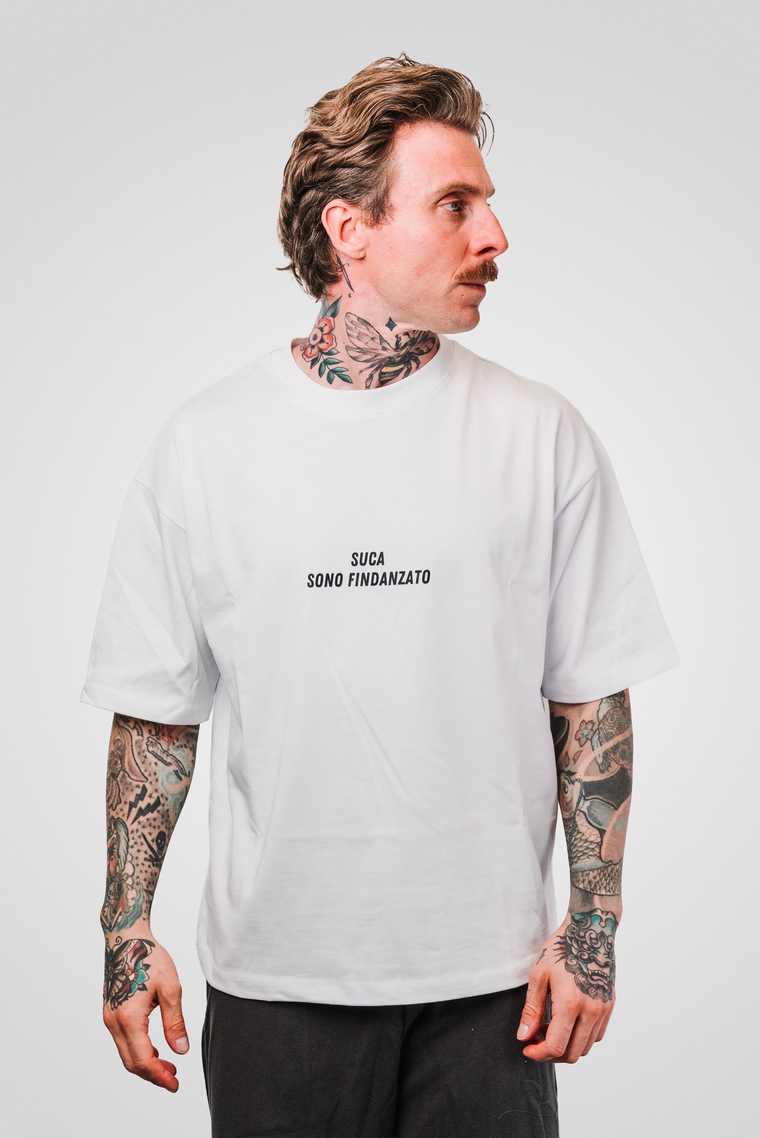 SONO FIDANZATO WHITE BOXY TEE - Replacement Brand