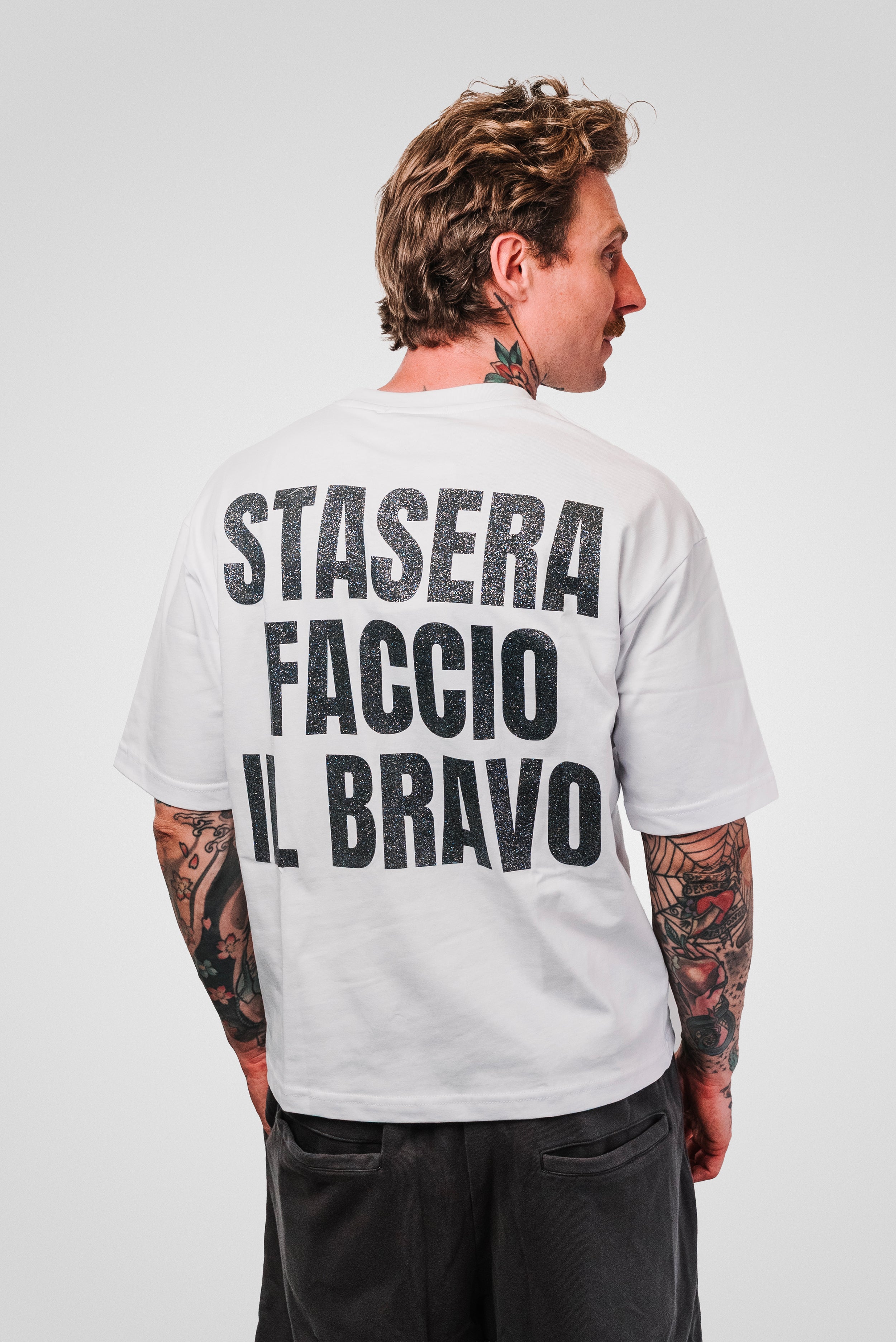 STASERA TEE GLITTER WHITE - Replacement Brand