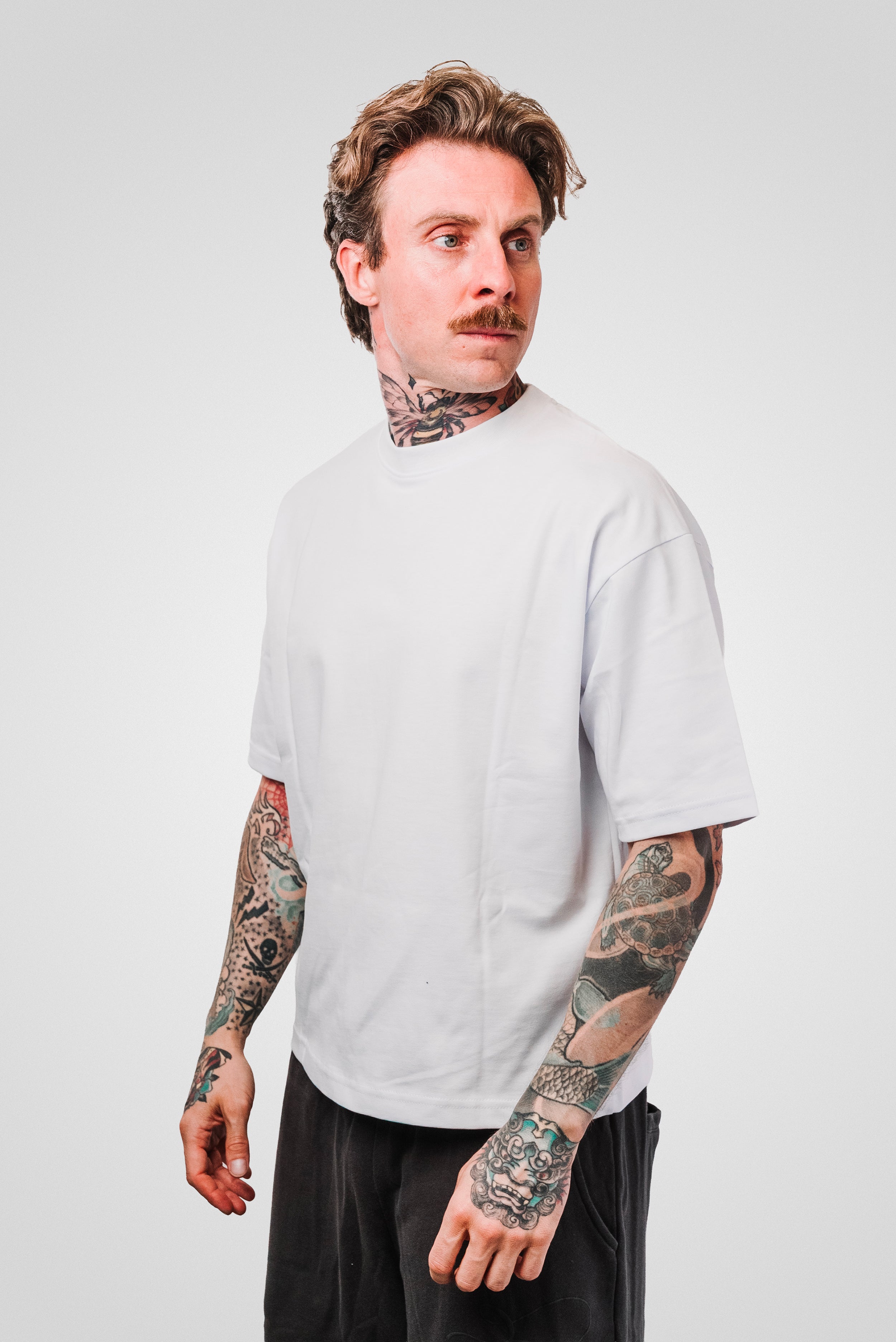 COME TI SOFFRO LEOPARD TEE WHITE - Replacement Brand