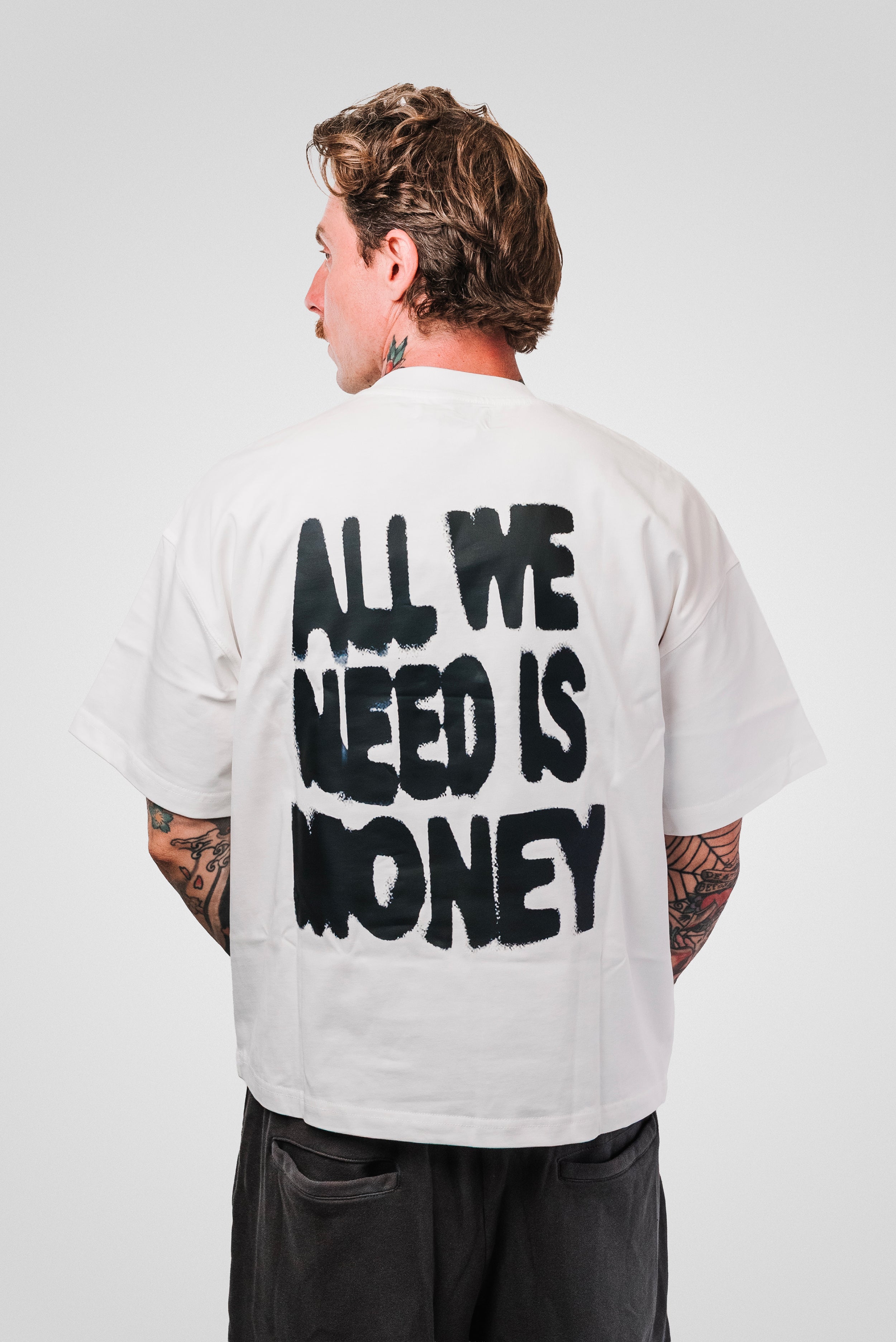 GRILLZ WHITE TEE - Hangover Brand