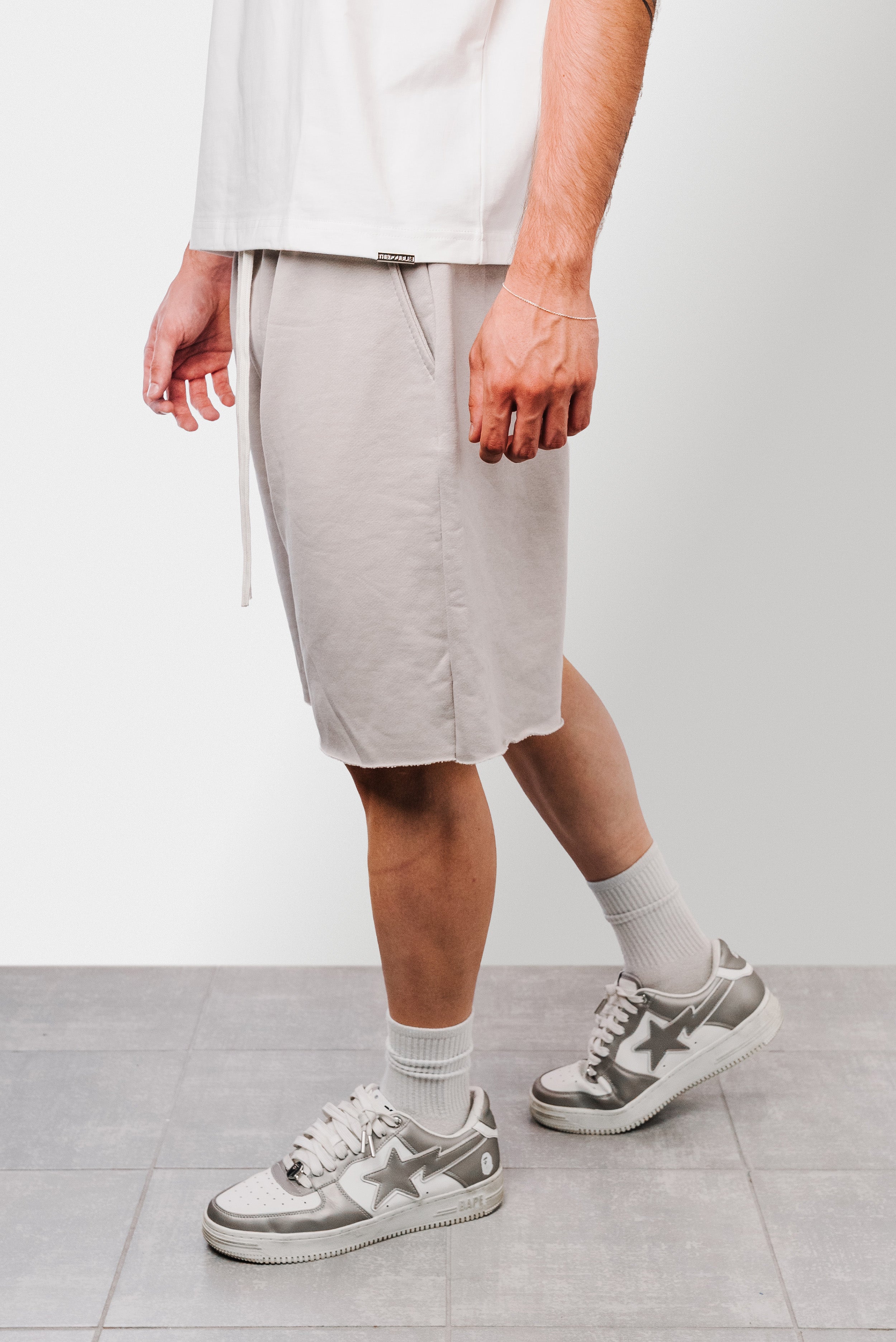 THECUTS COTTON SHORTS LIGHT GREY - Replacement Brand