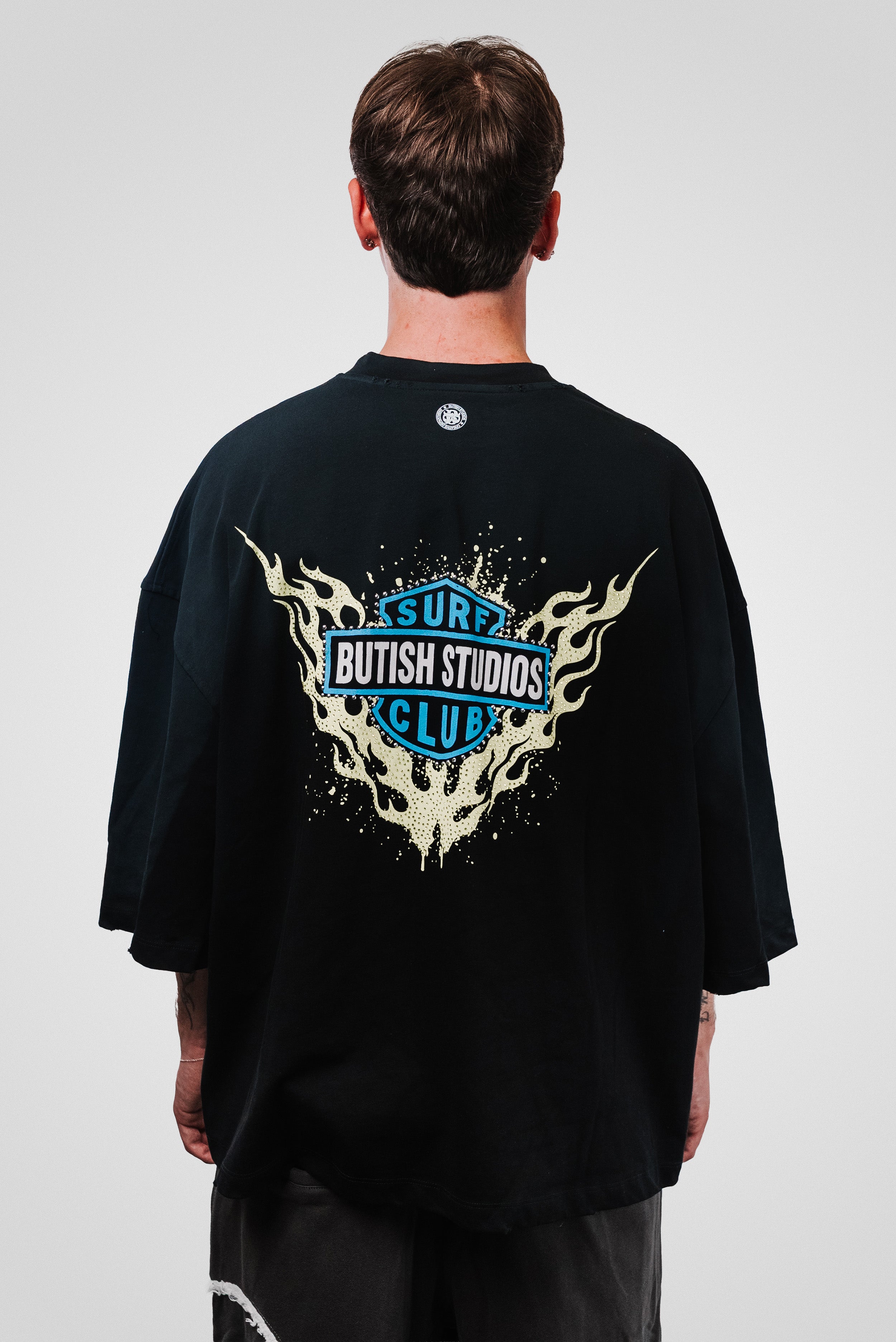 SPEED FIRE BLACK TEE - Butish Brand