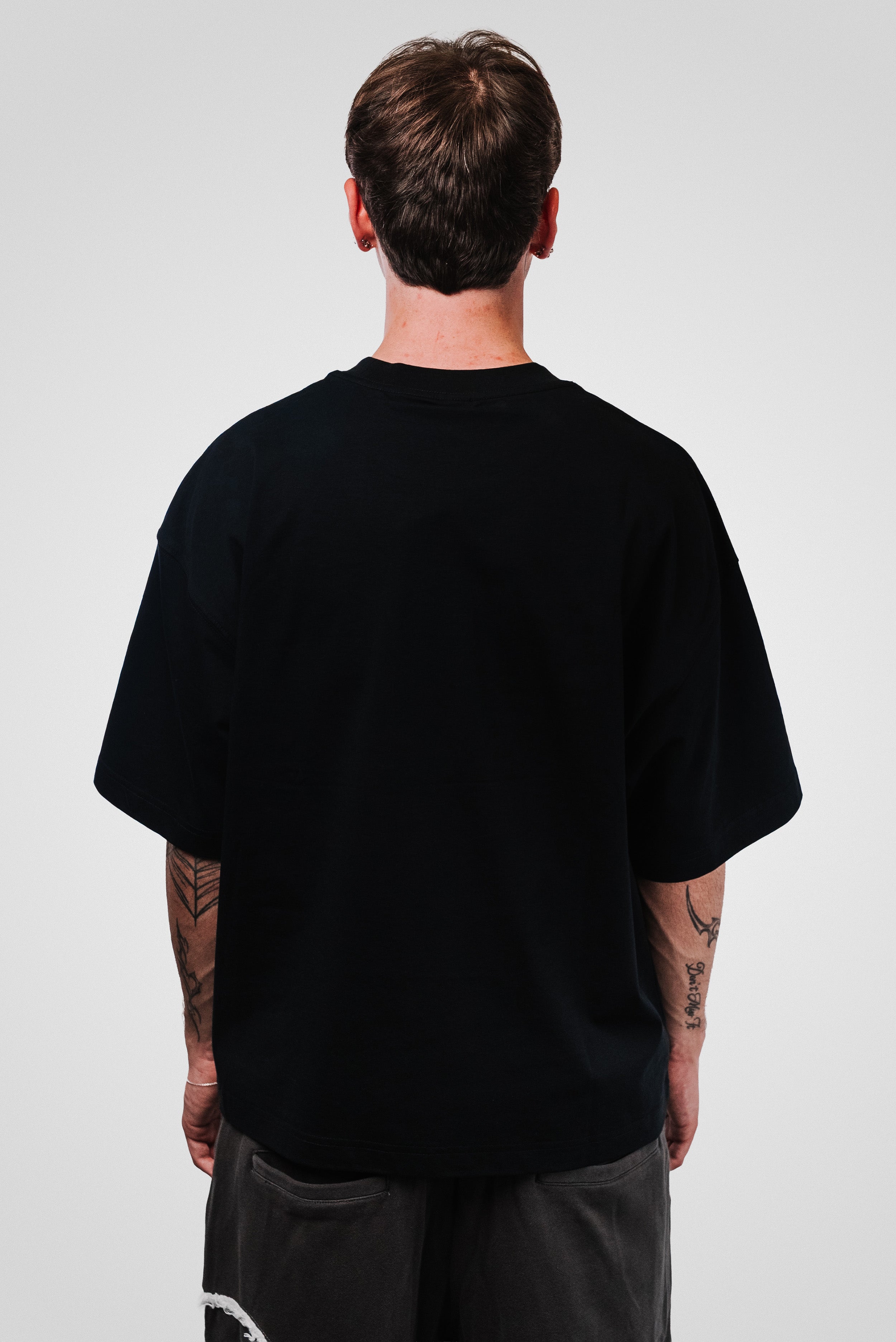 FLAG DIAMOND BLACK BOXY TEE - Noissey Brand