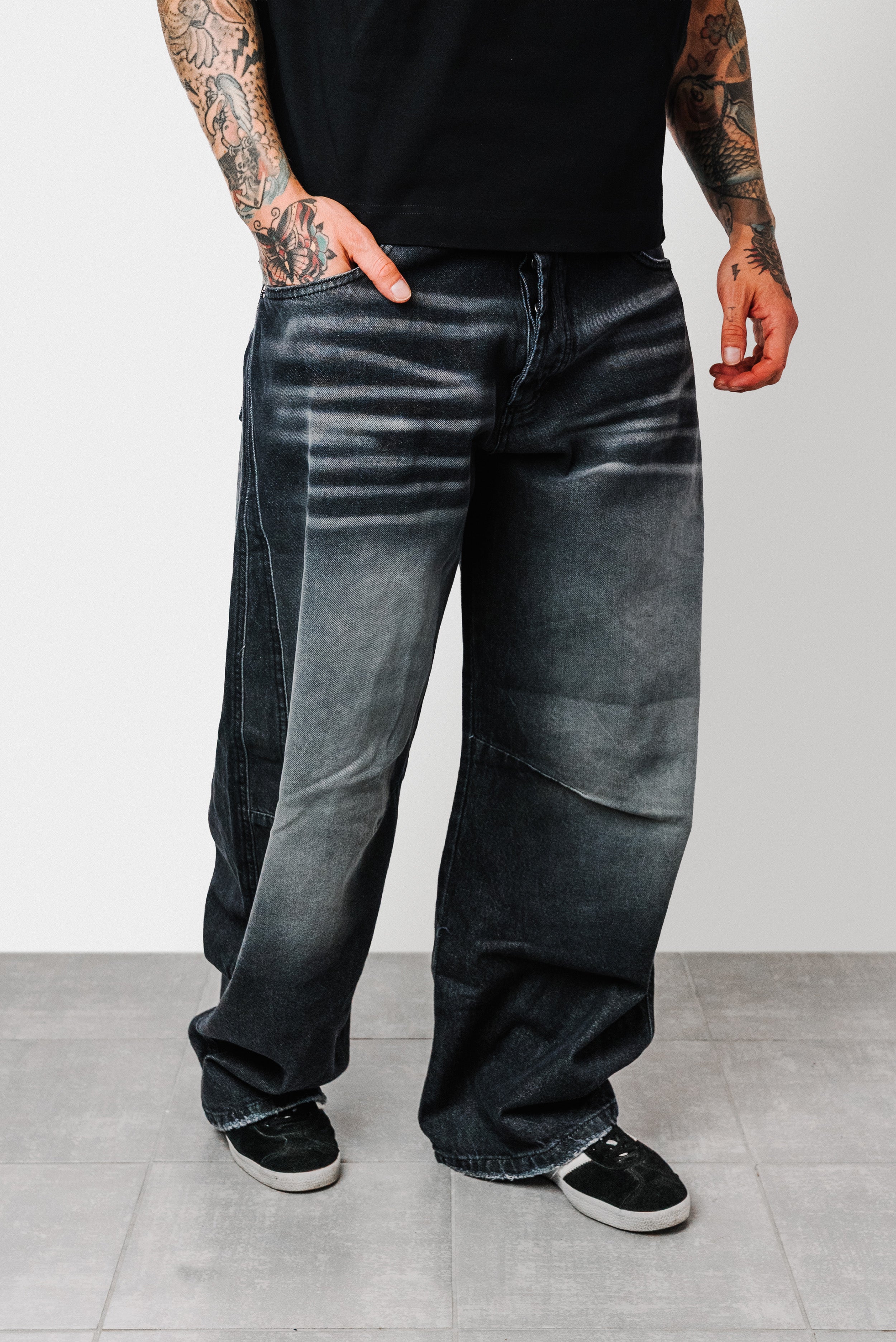 IRON MAIDEN BLACK JEANS - Replacement Brand