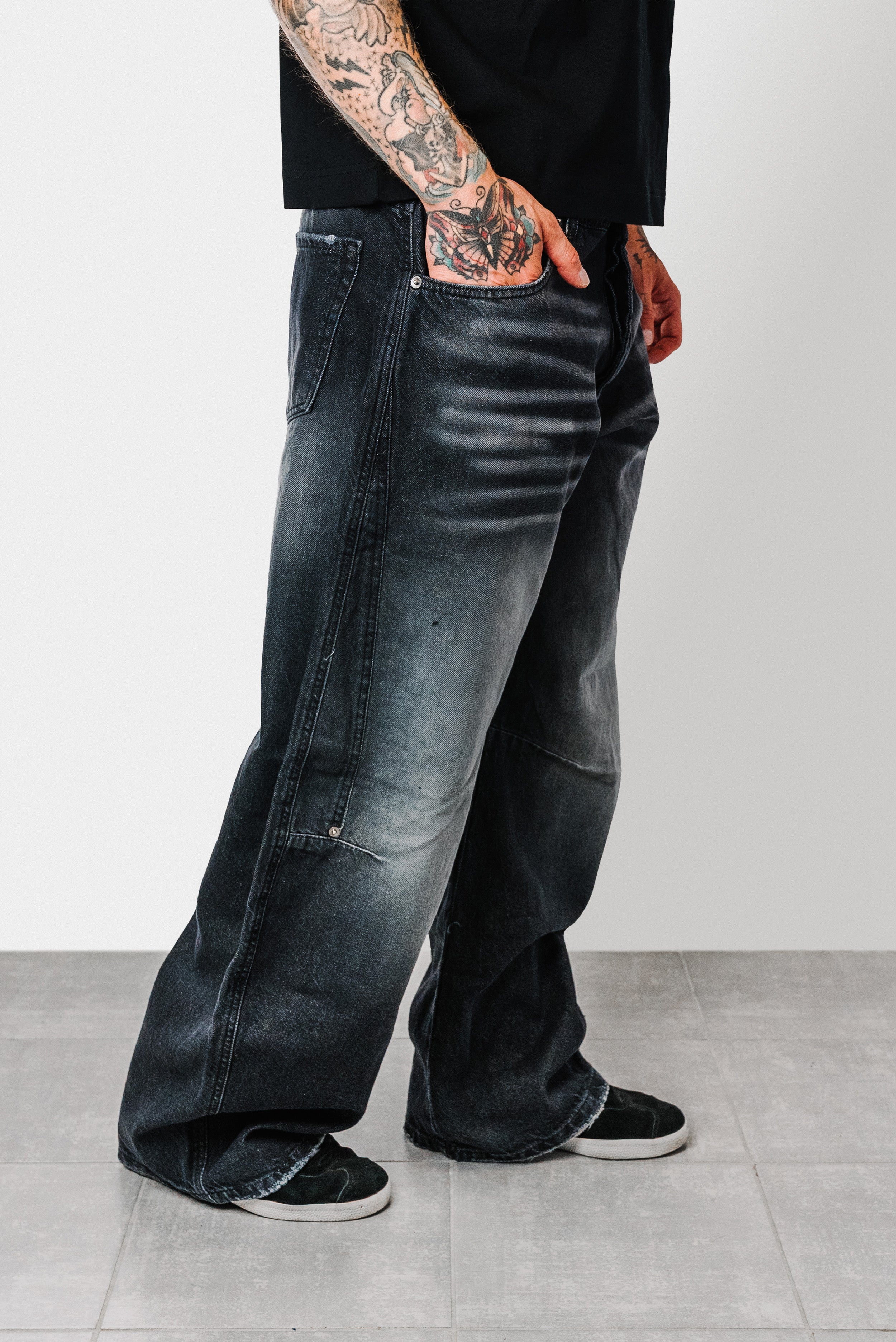 IRON MAIDEN BLACK JEANS - Replacement Brand