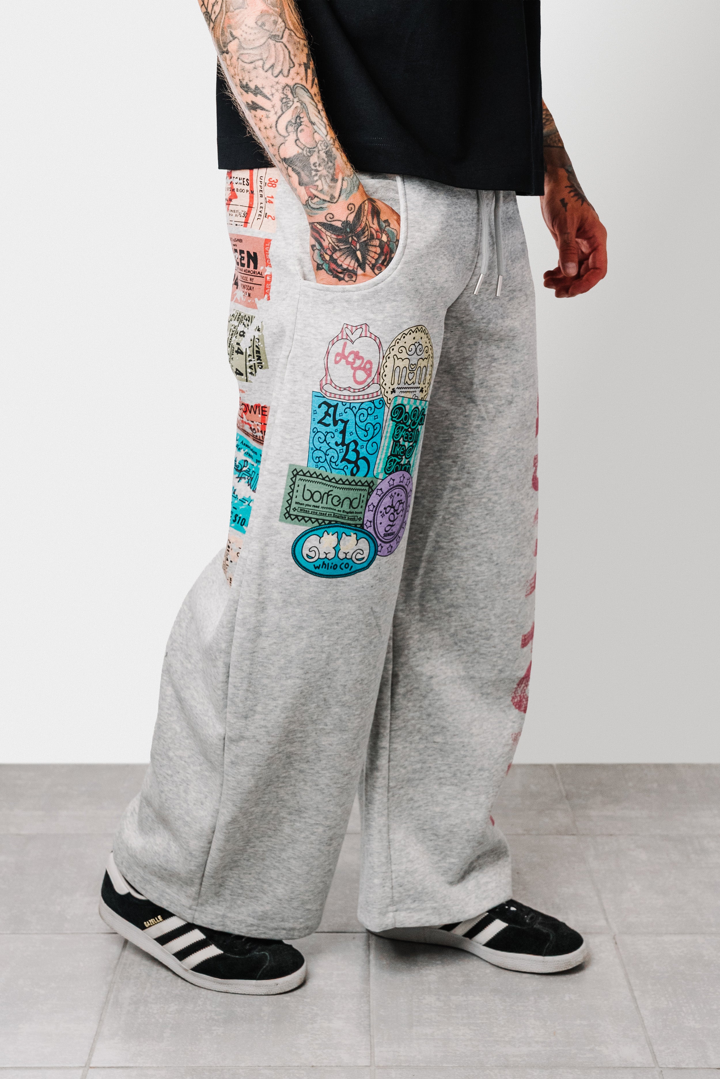 QUEEN GREY SWEATPANTS - Shoebuya Design