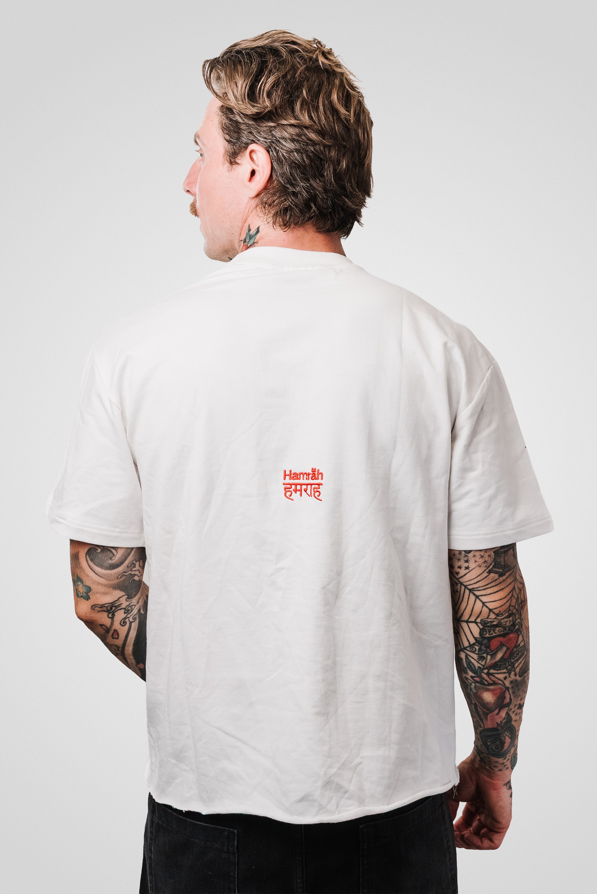 STRASS WHITE TEE - Hamrah Brand