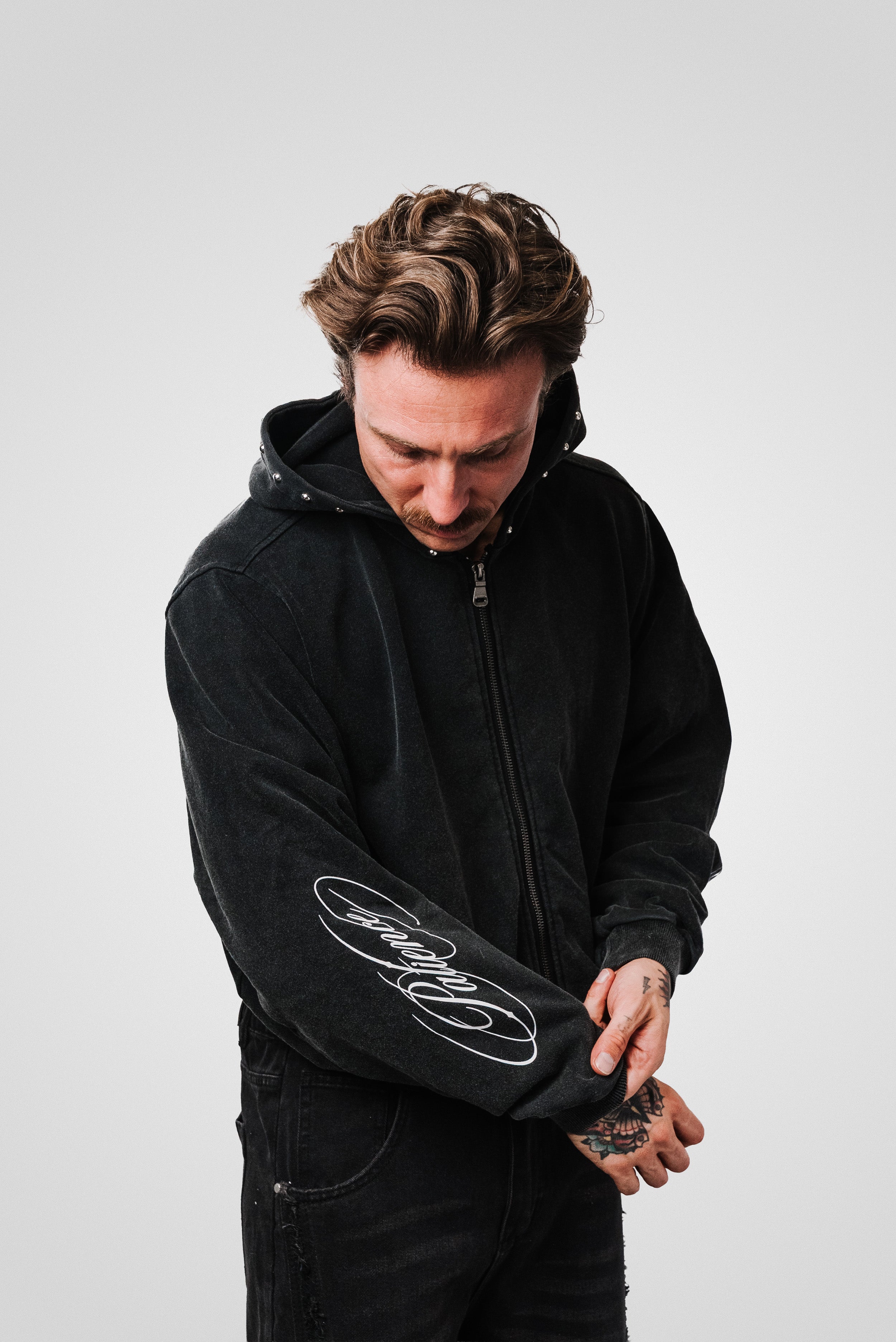 DOTS HOOD HOODIE - Shoebuya Design