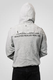 TDBE PATCH GREY HOODIE - TheDoubleE