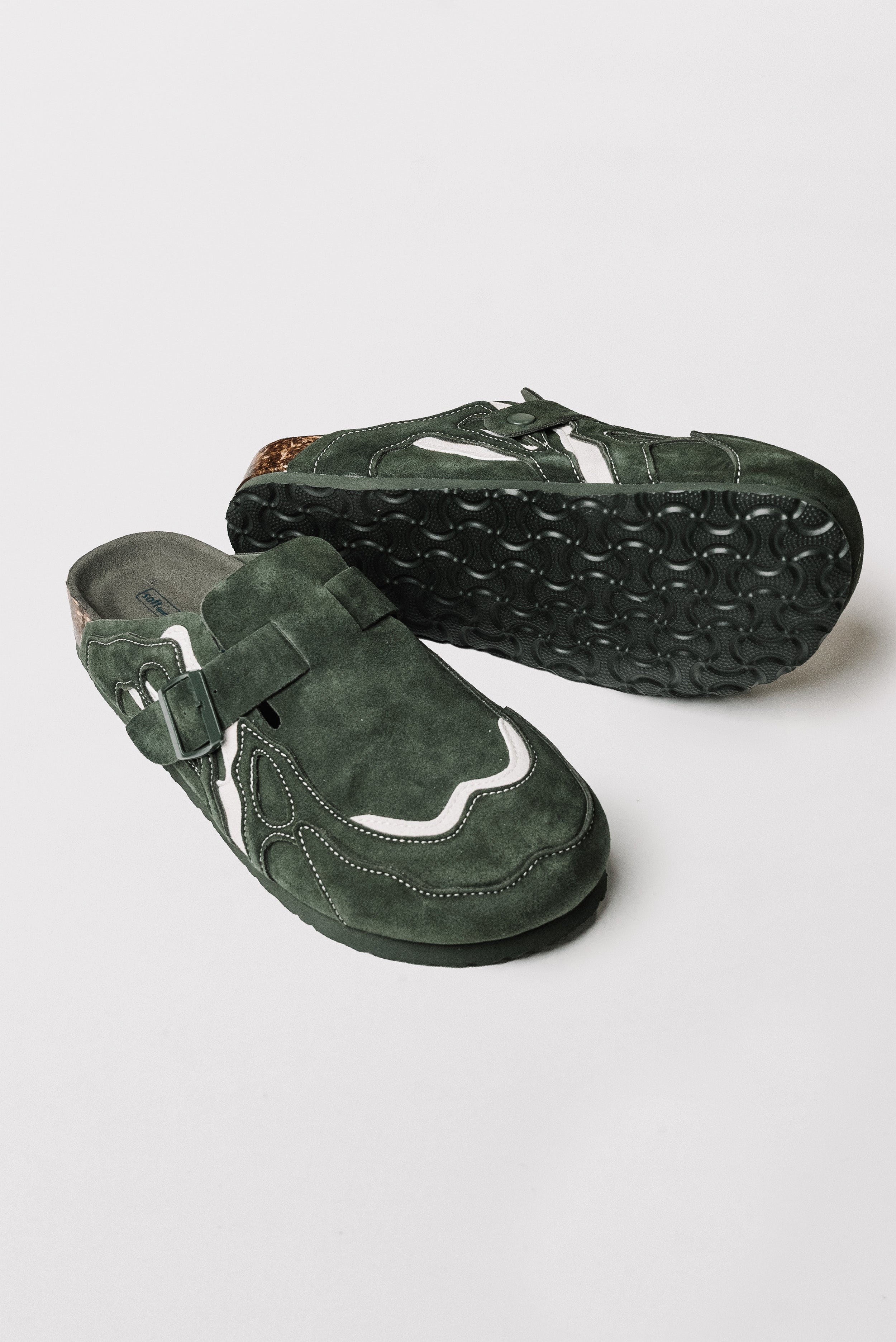 SLIP-ON OLIVE PATCHWORK - Shoebuya Brand