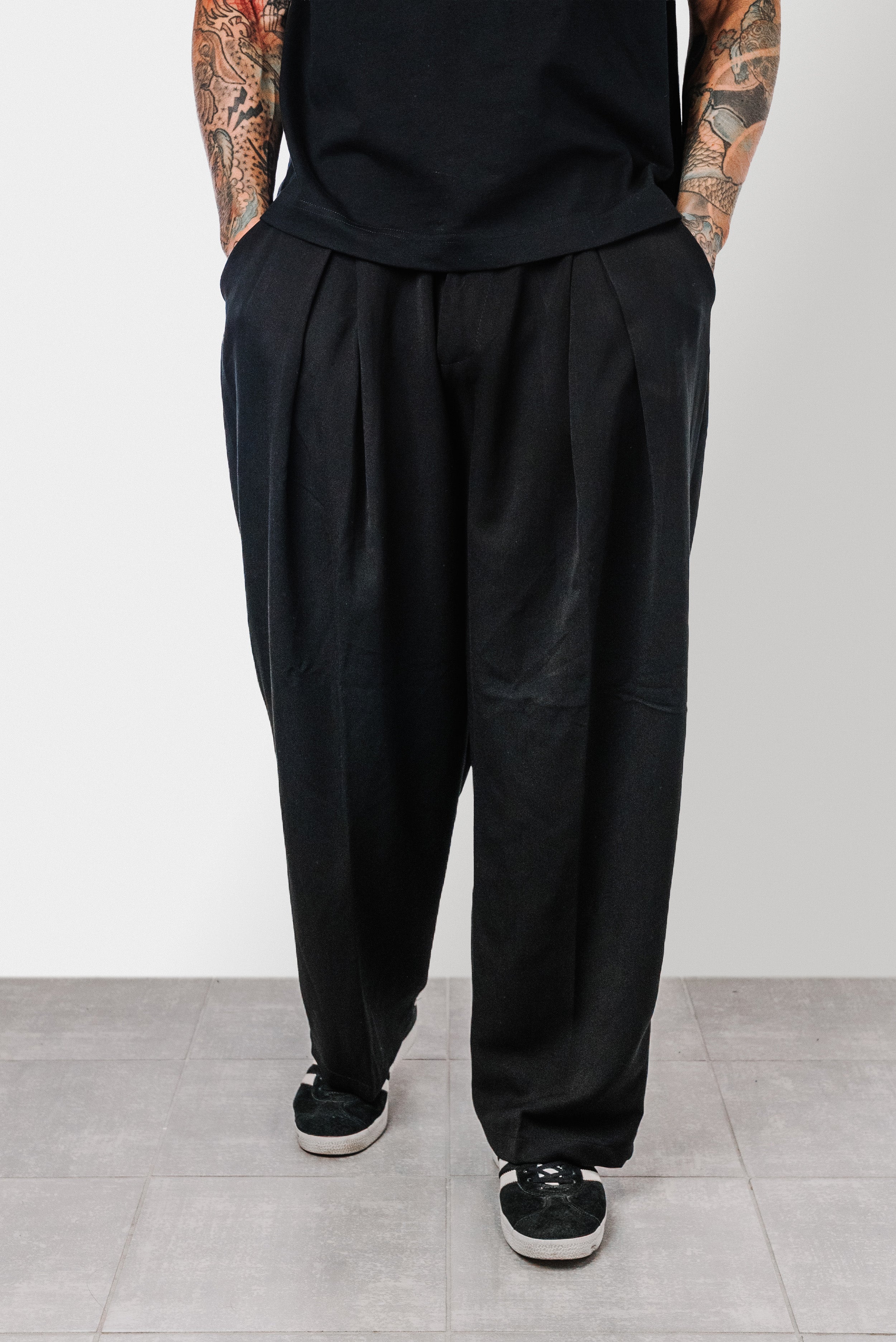 CLASSIC FORMAL BLACK PANTS - Replacement Brand