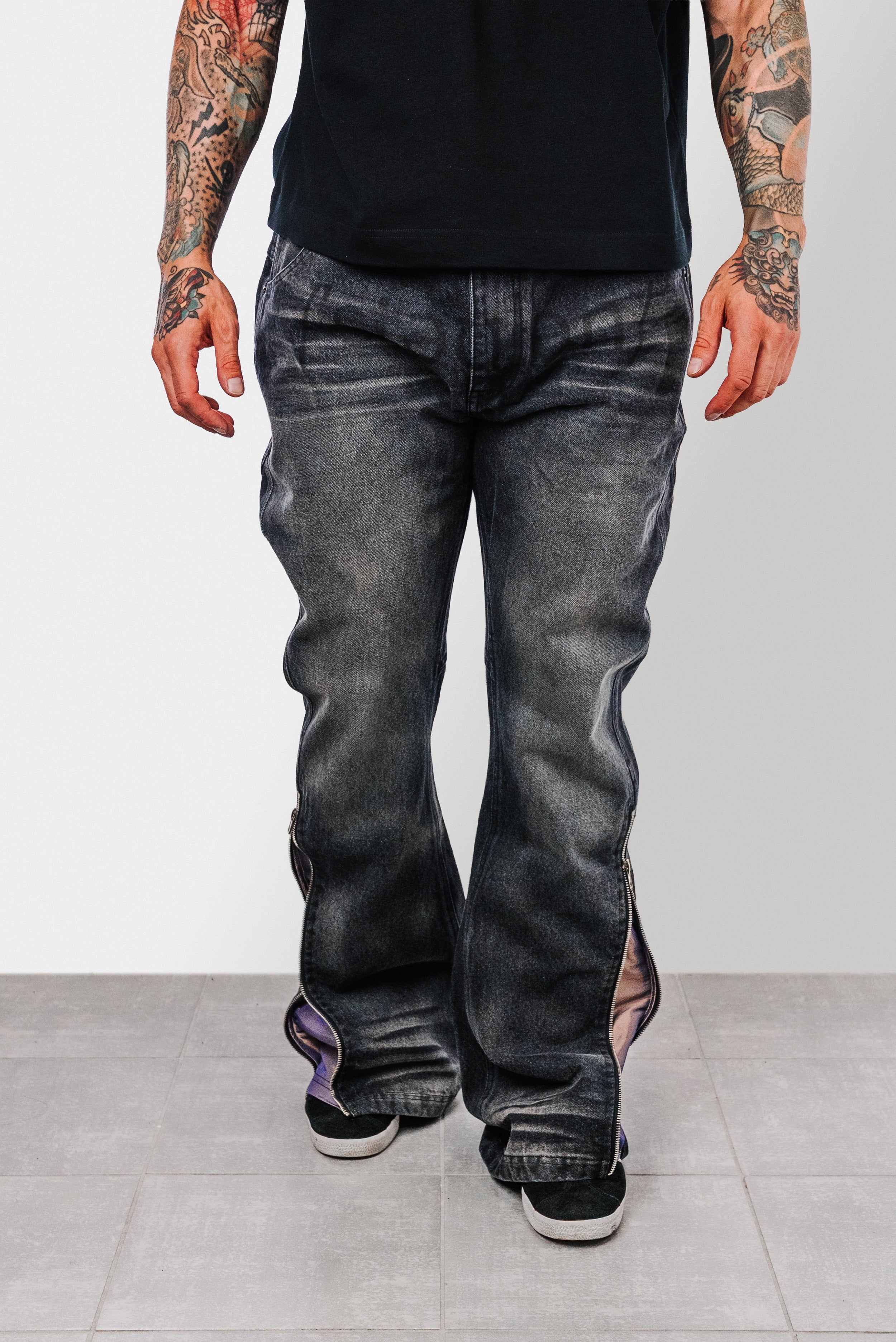 SHADOW BLACK JEANS - Stolen Stuff