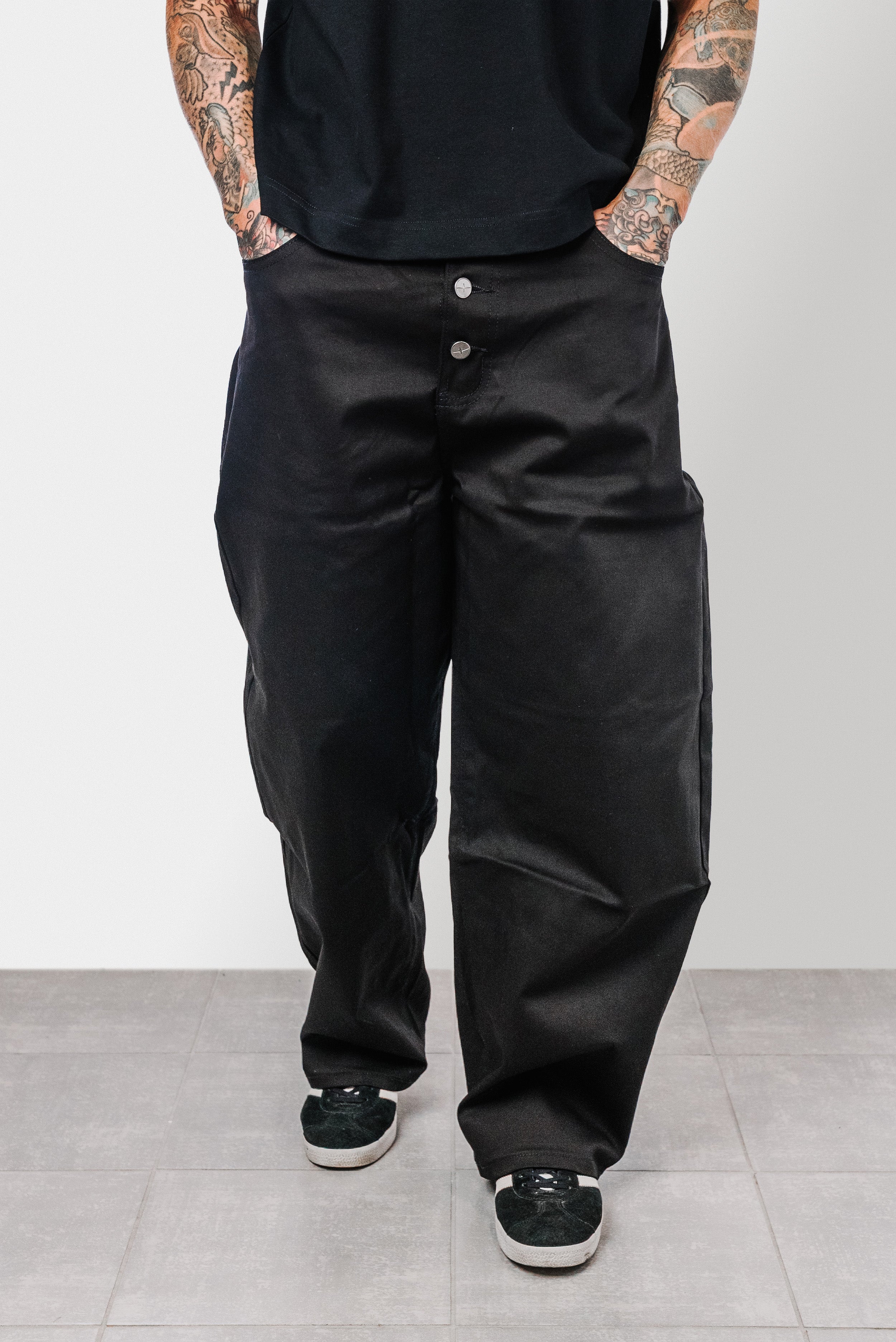 REGULAR BLACK JEANS - PXP Brand