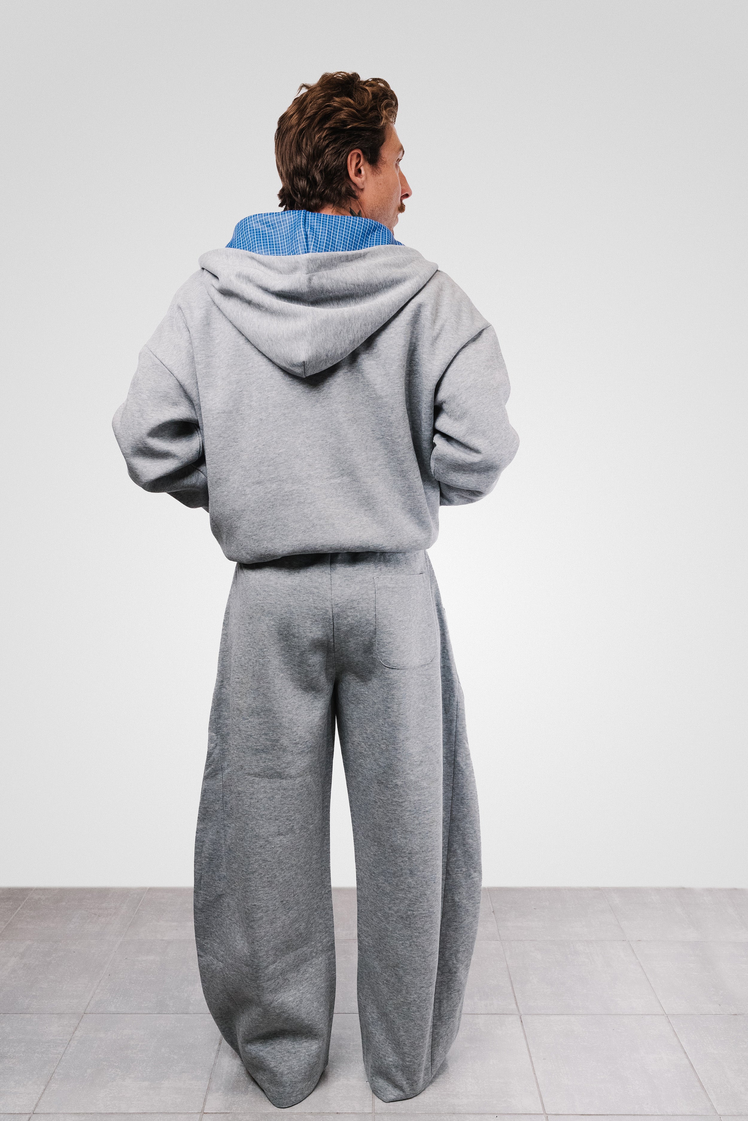 SCOTTISH STYLE GREY TRACKSUIT - Shoebuya Design