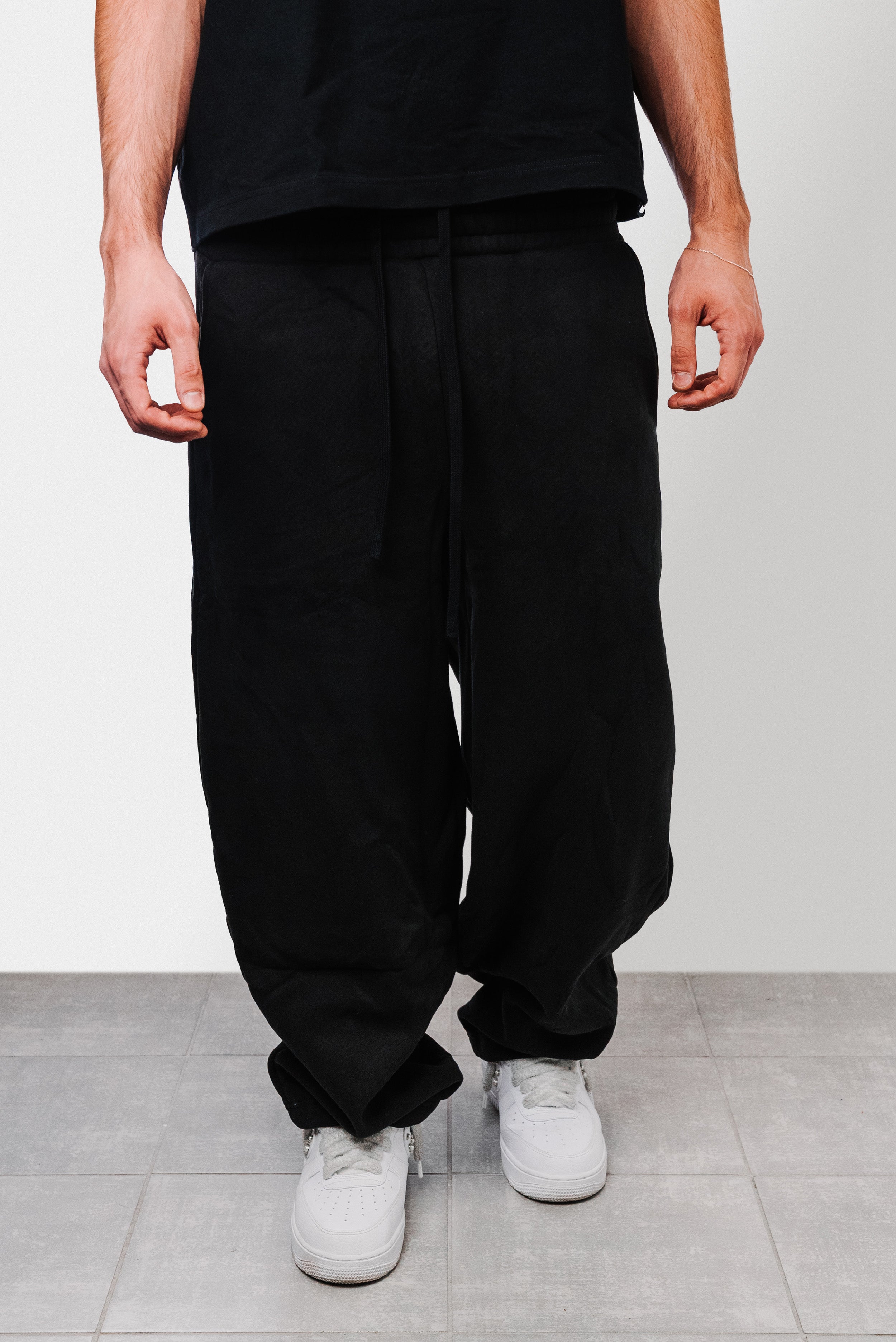 PERFECT CLASSIC BLACK SWEAT PANTS - Shoebuya Design