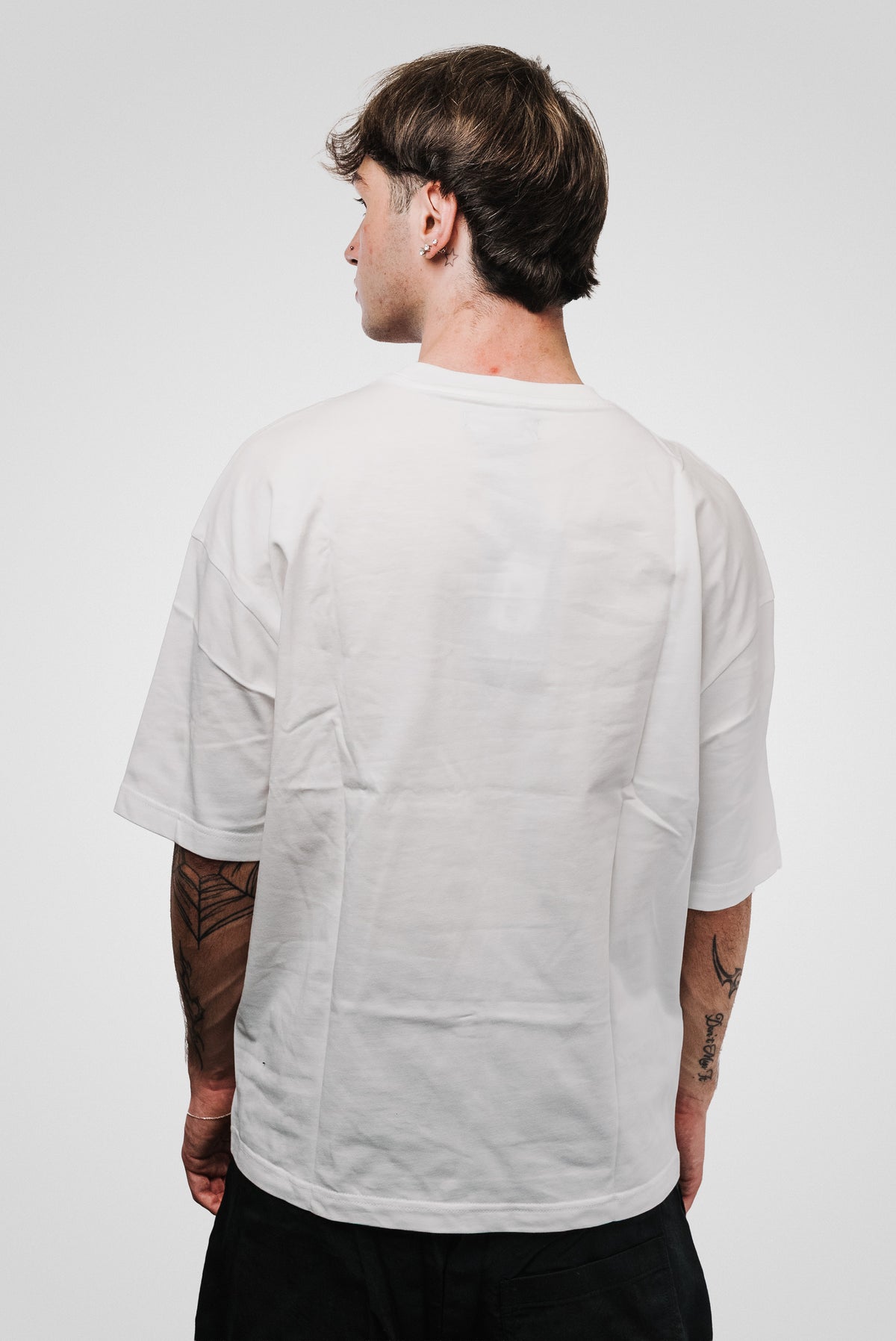 CHECKERED SCRIPT WHITE TEE - Lost Boys