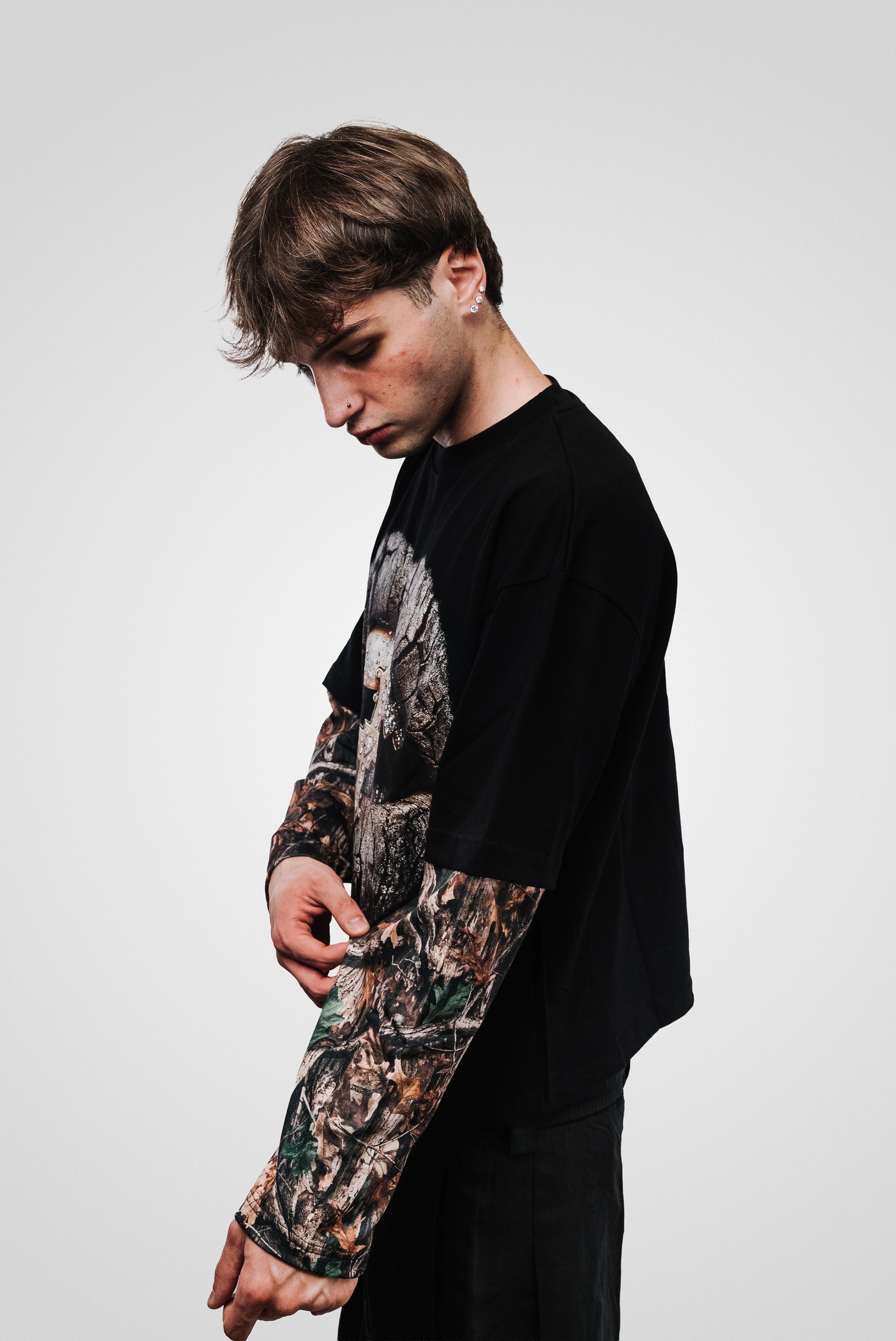 MOUTH FOREST SLEEVE BLACK LONGSLEEVE - Replacement Brand
