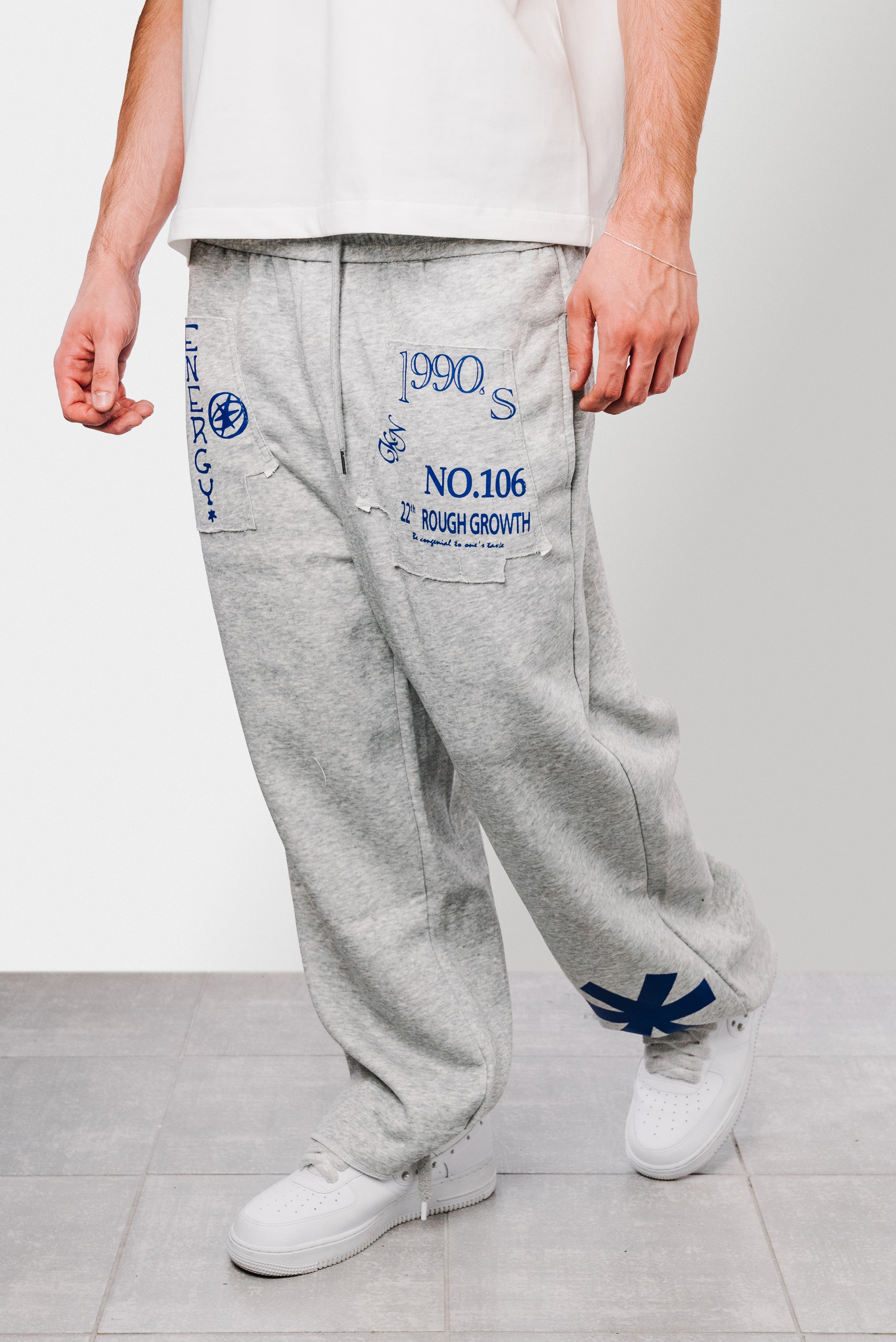 1990 LIGHT GREY SWEATPANTS - Shoebuya Design
