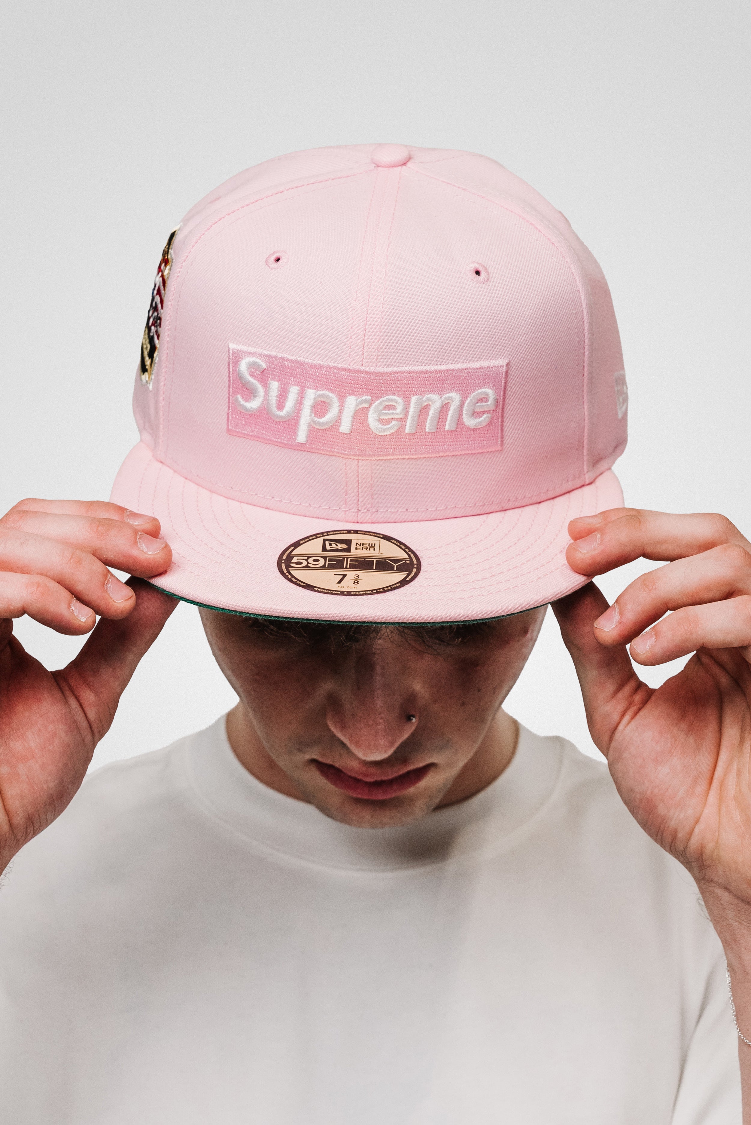 SUPREME BOX LOGO CAP AMERICAN RDNY PATCH