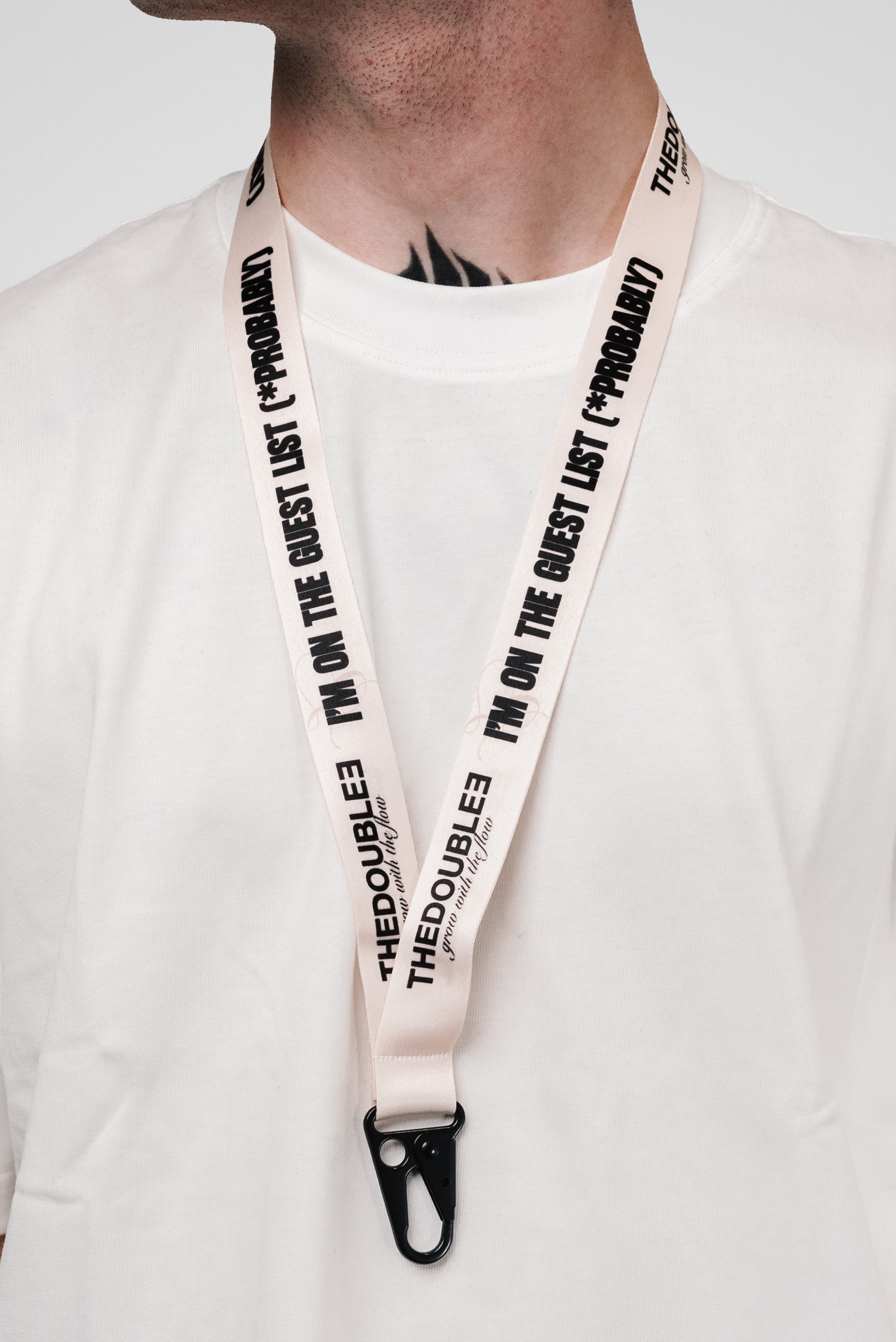 TDBE LOGO NEW LANYARD - TheDoubleE