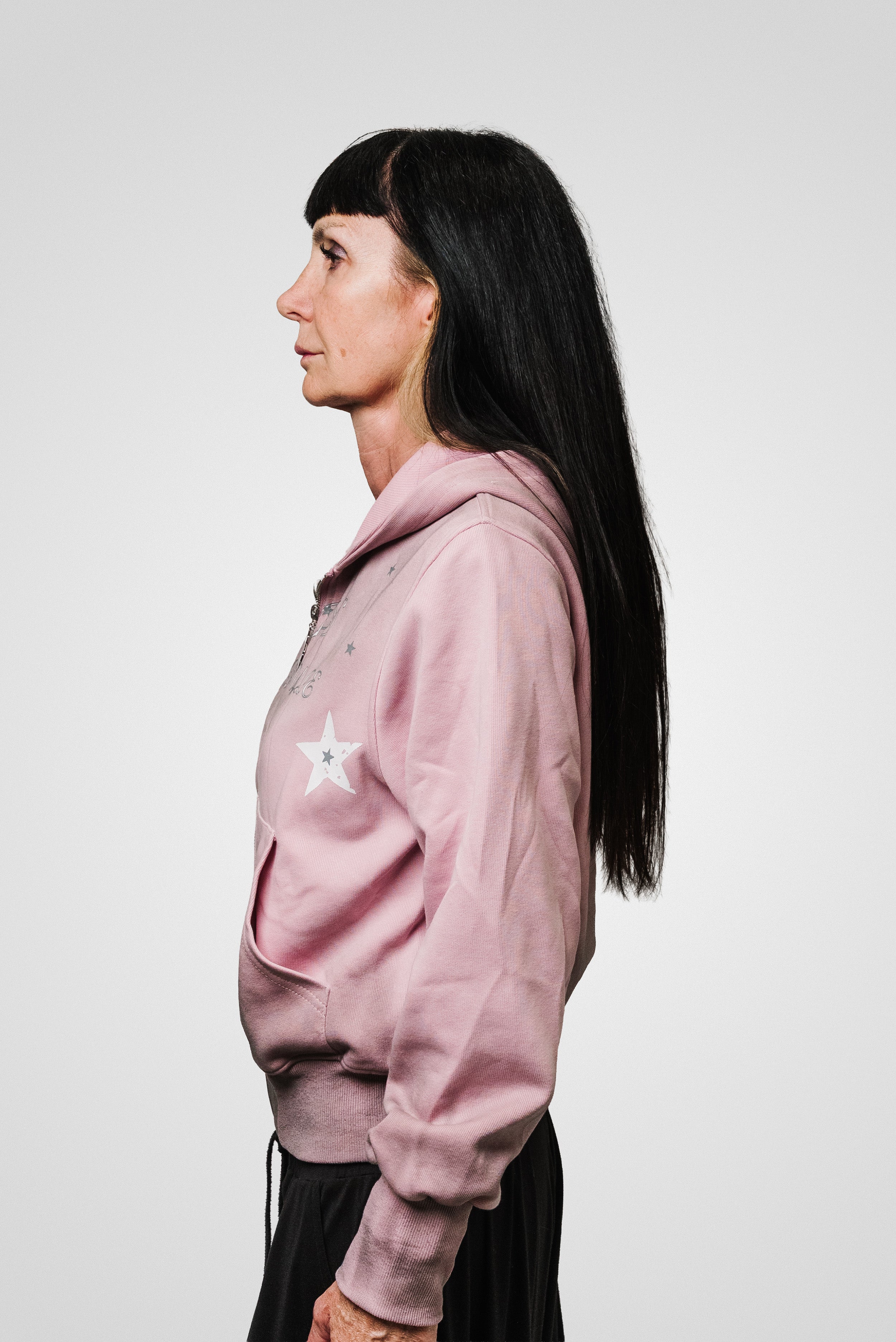 PINK GESSAS STAR WOMEN HOODIE - Shoebuya Design