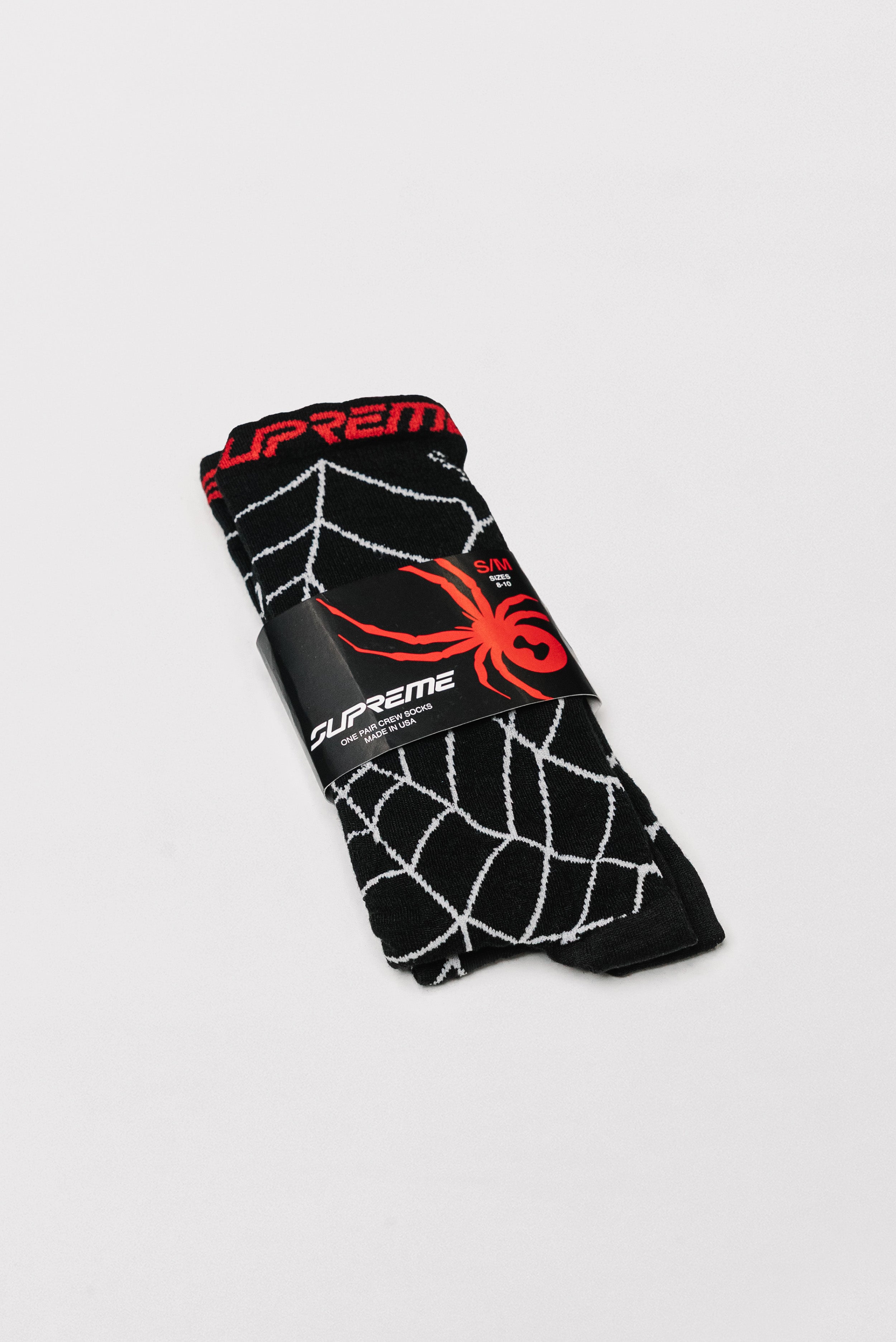 SUPREME SOCKS SPIDER-MAN EDITION