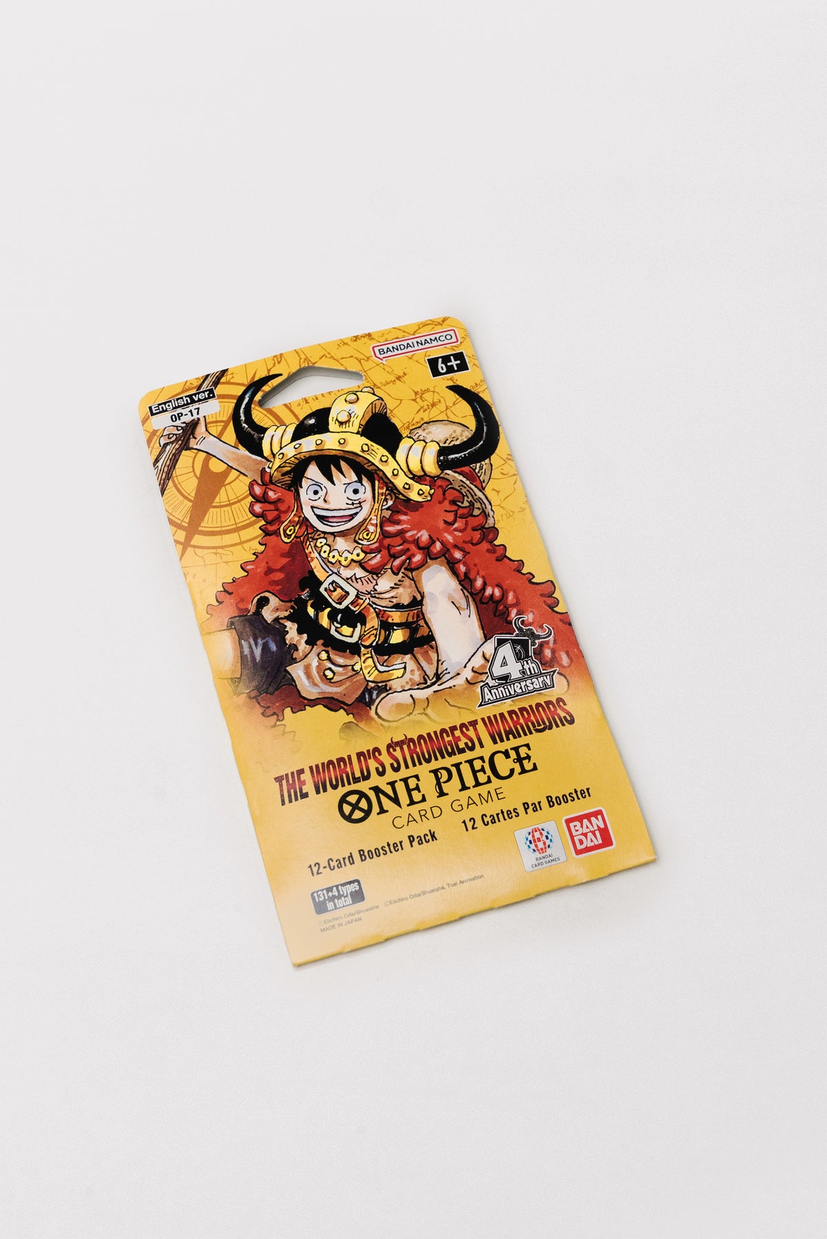 THE WORLD'S STRONGEST WARRIORS OP-17 BLISTER (ENG) - ONE PIECE