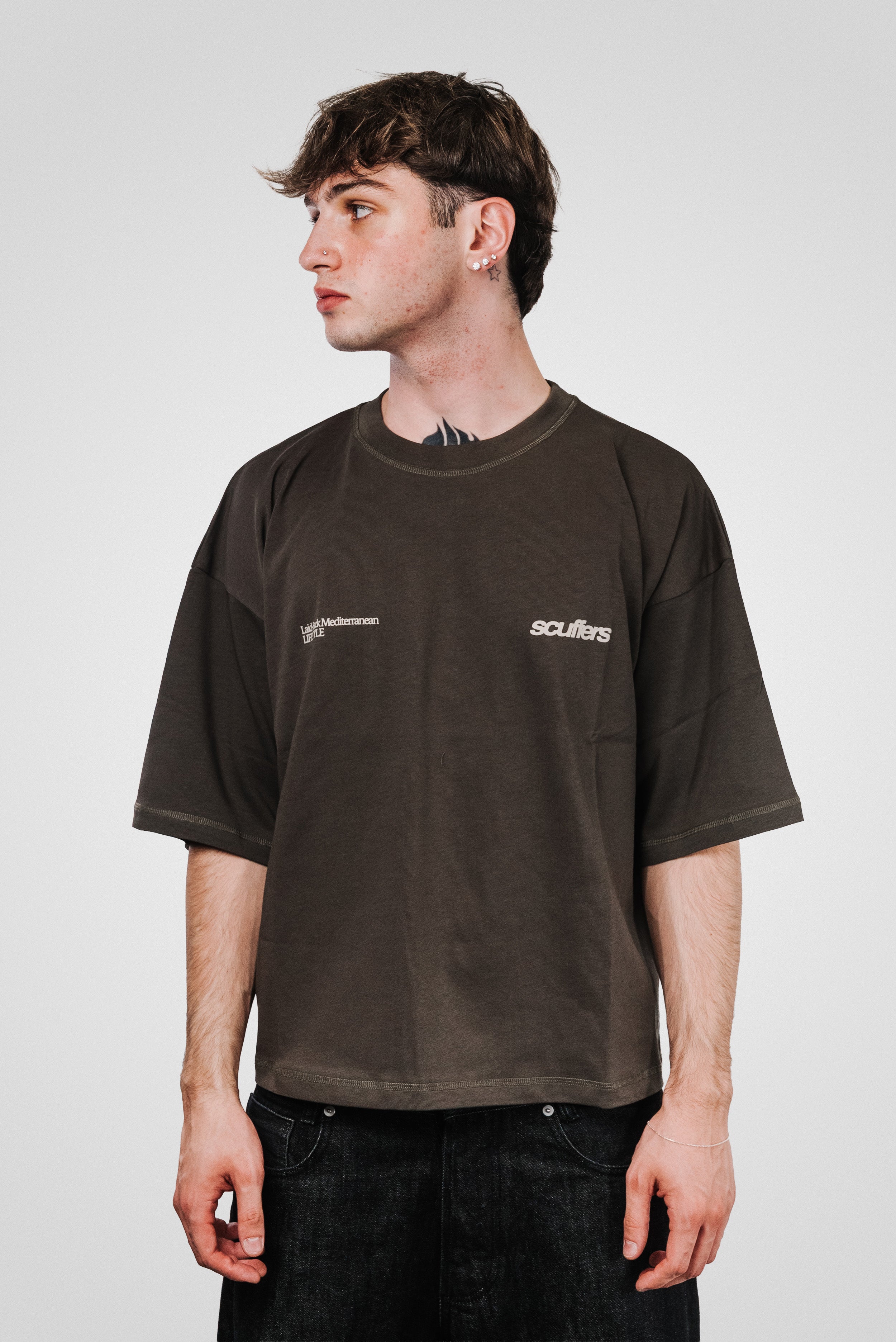 BARCELONA DARK TEE - SCUFFERS