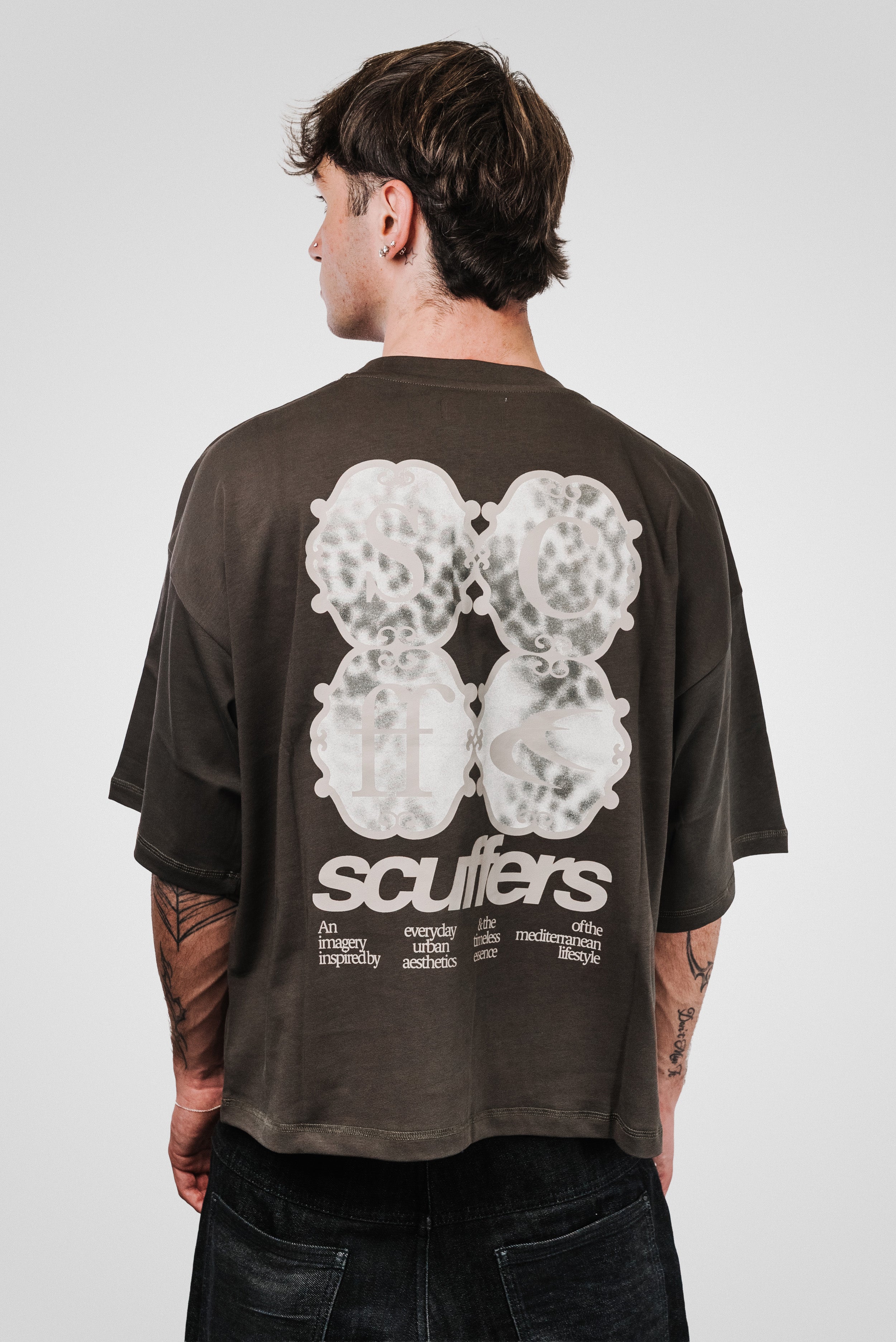 BARCELONA DARK TEE - SCUFFERS