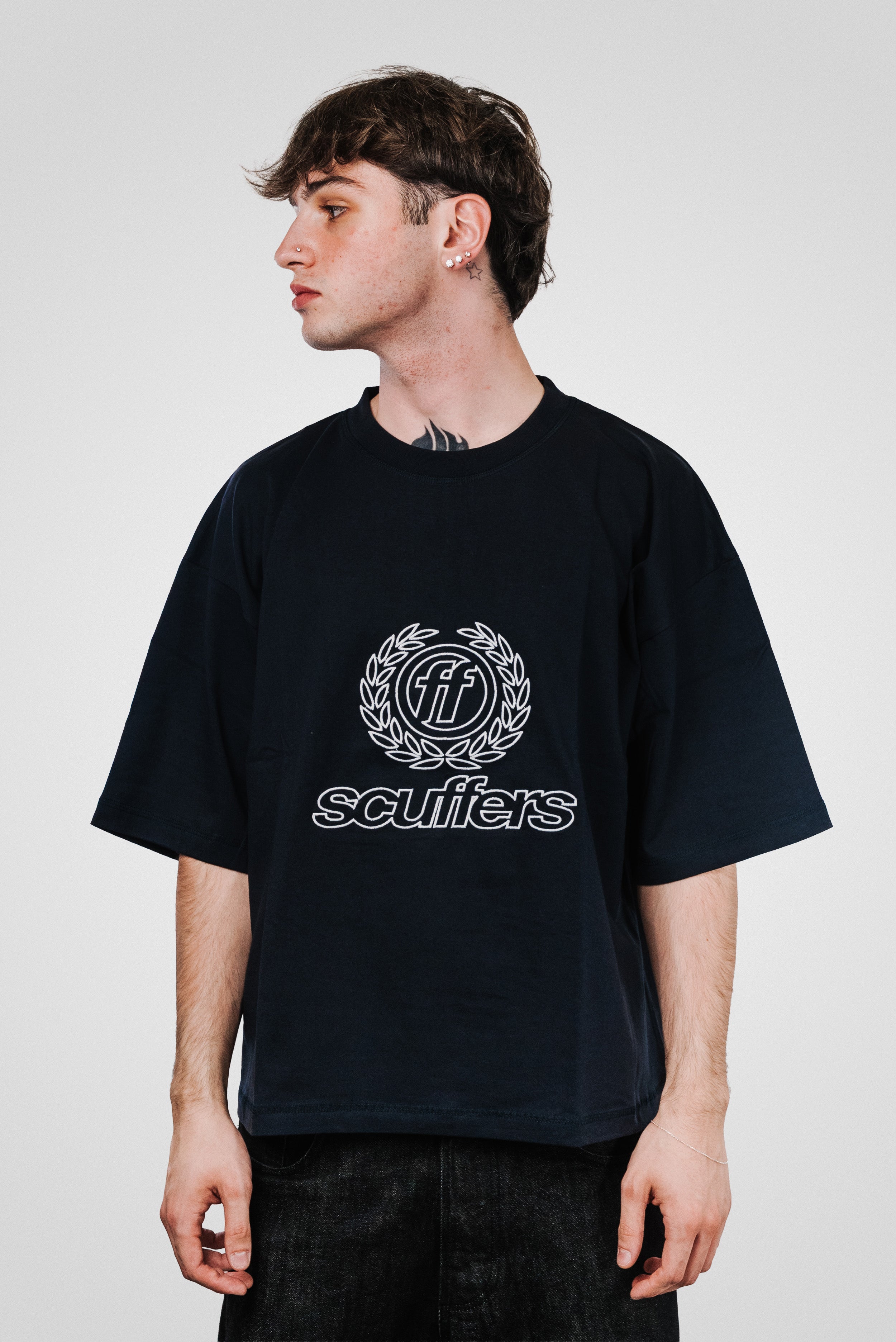 JERSEY NAVY TEE - SCUFFERS