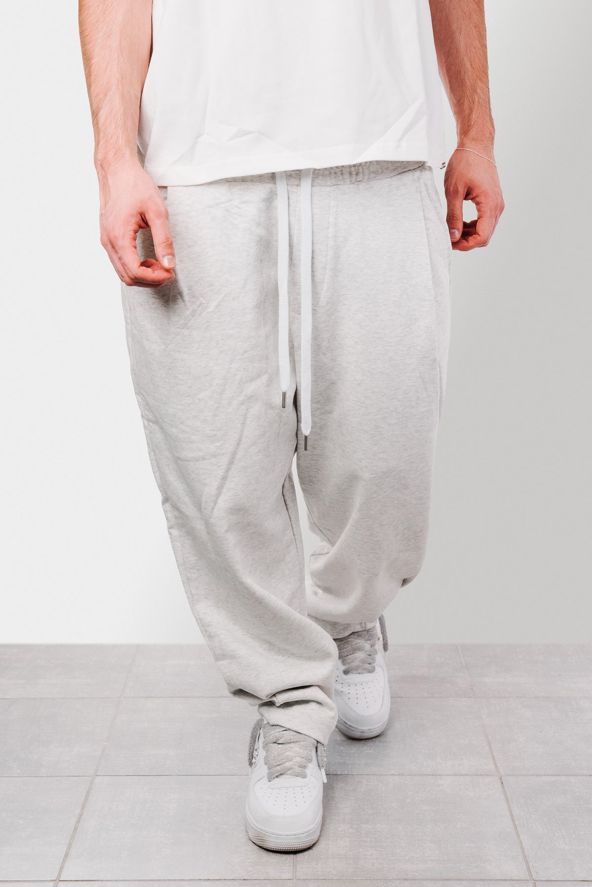 BASIC TRACKSUIT LIGHT GREY PANTS - Replacement Brand