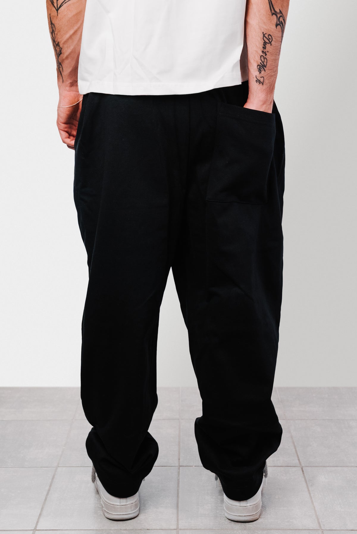 BASIC TRACKSUIT BLACK PANTS - Replacement Brand