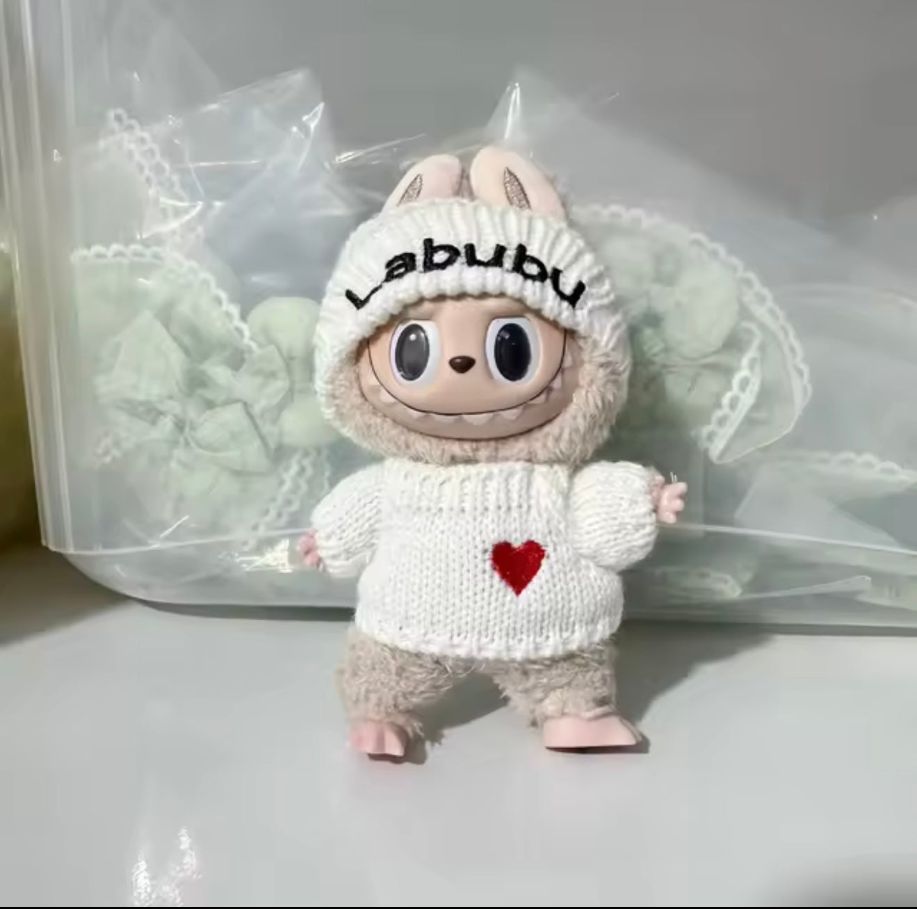 LABUBU SWEATER DRESS