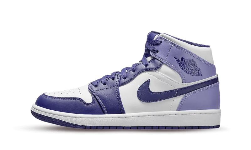 AIR JORDAN 1 MID BLANC CIEL J VIOLET (GS)