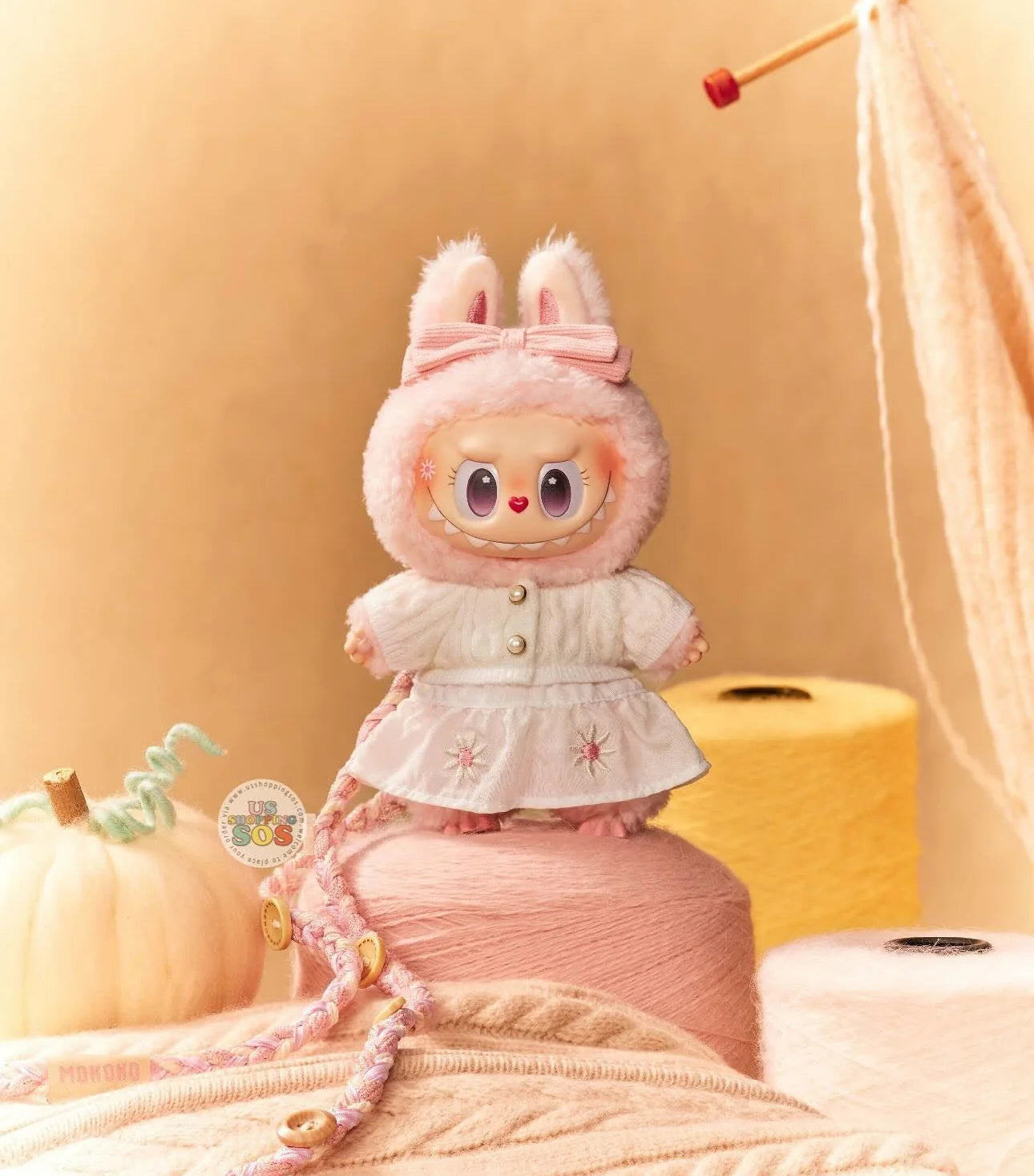 LABUBU MOKOKO FALL INTO SWEATERS VINYL PLUSH DOLL PENDANT