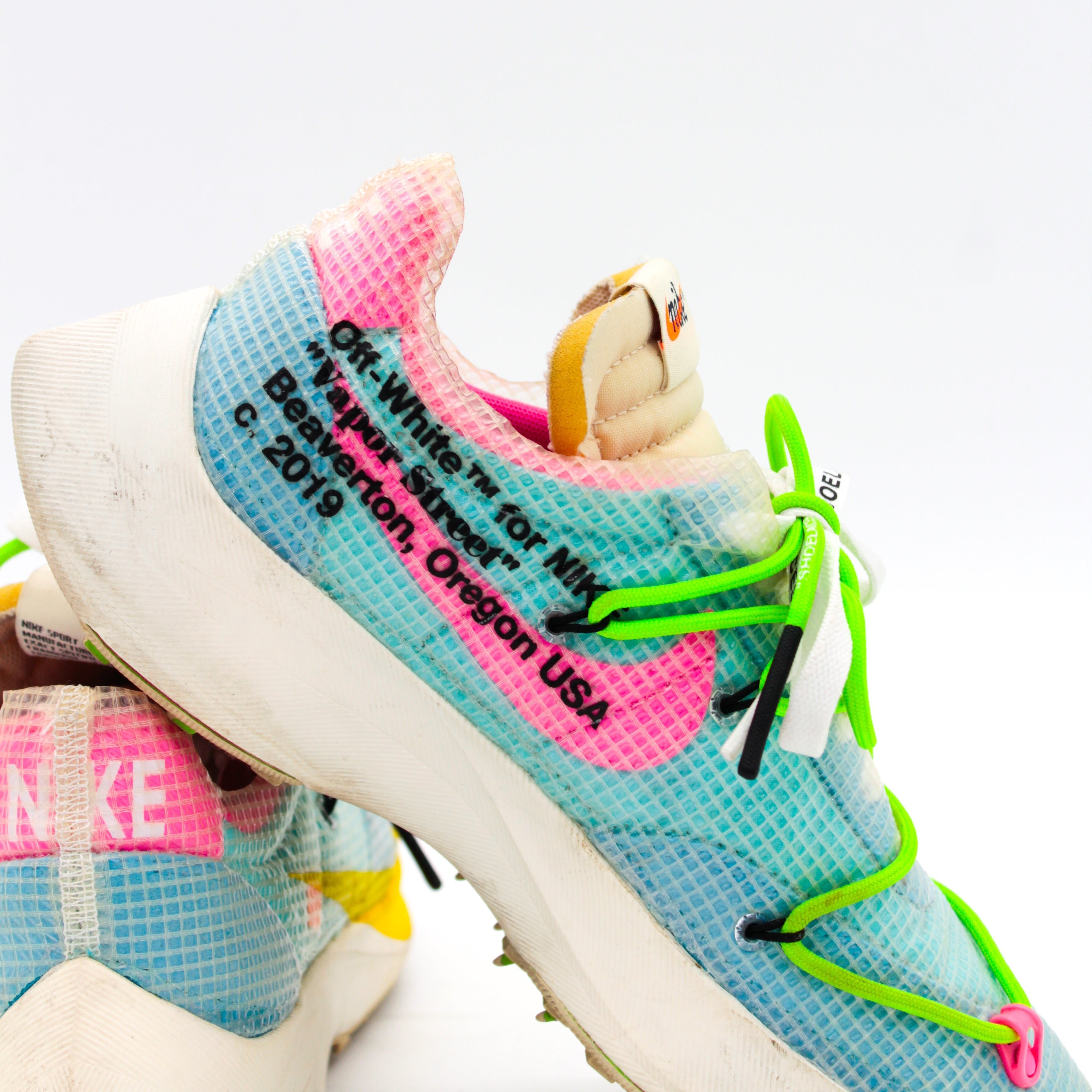 SECONDHAND - NIKE X OFF WHITE VAPOR STREET BLUE Size 40