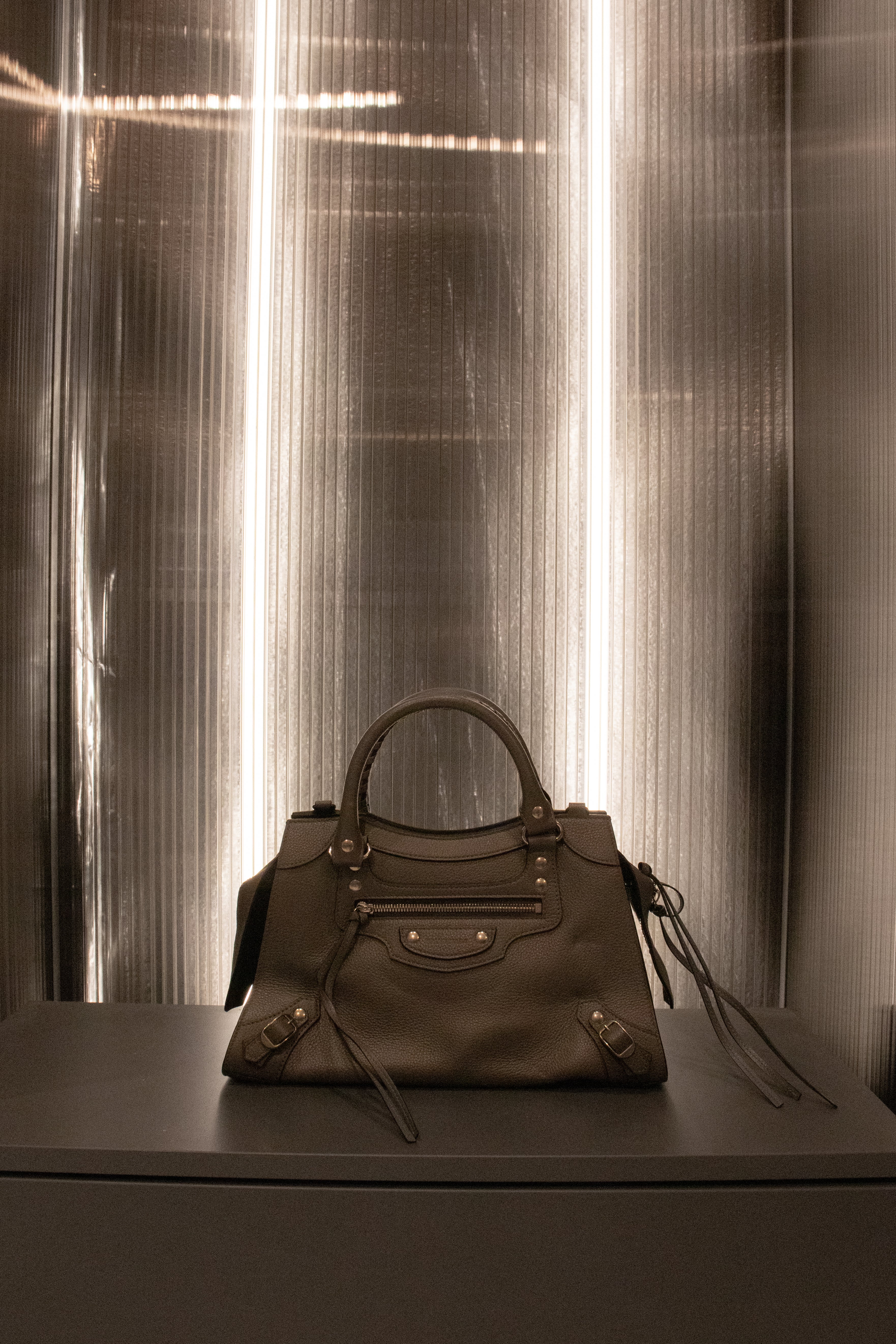 BALENCIAGA BORSA LE CITY NEO CLASSIC GREY